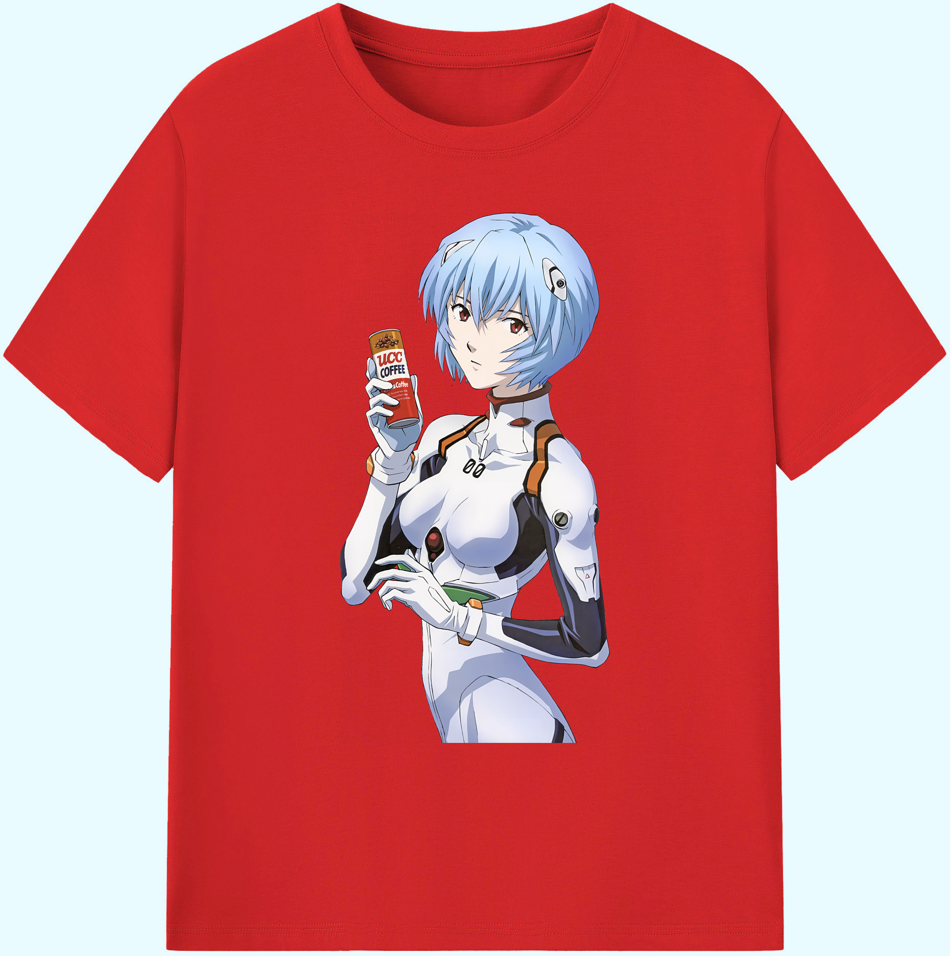 （画像用） EVA 新世紀エヴァンゲリオン 綿100％ メンズ半袖Tシャツ｜肌触りやわらか＆通気性