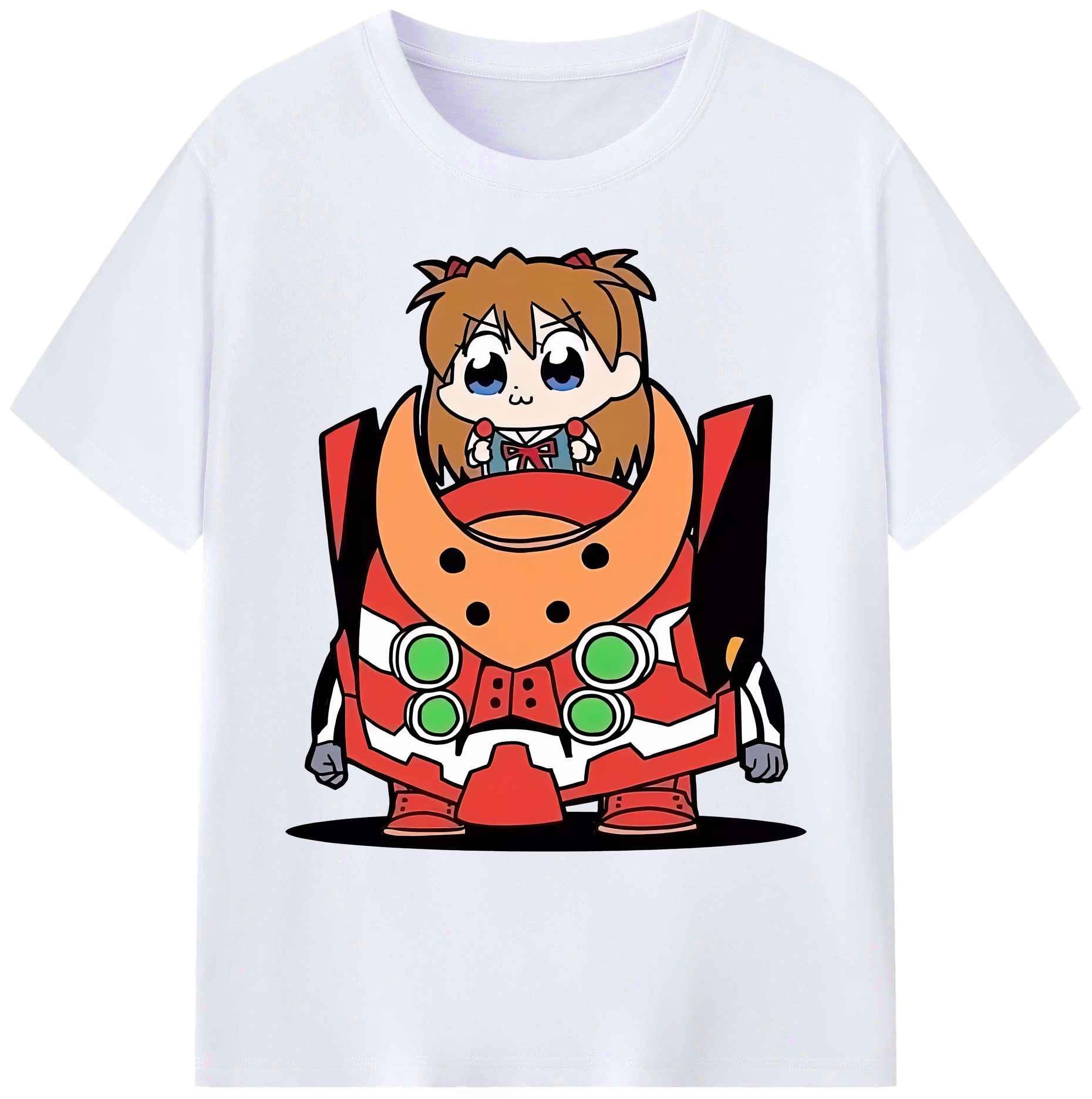 （画像用） EVA 新世紀エヴァンゲリオン 綿100％ メンズ半袖Tシャツ｜肌触りやわらか＆通気性