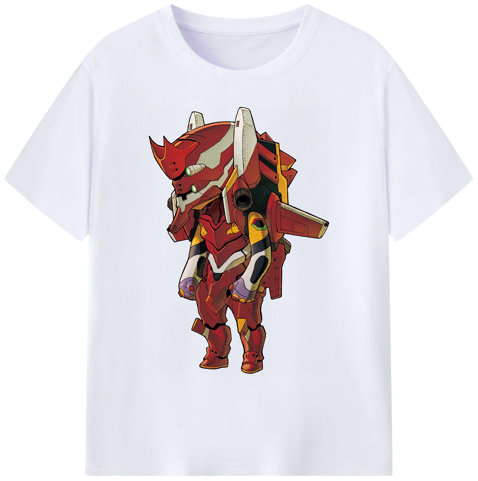 （画像用） EVA 新世紀エヴァンゲリオン 綿100％ メンズ半袖Tシャツ｜肌触りやわらか＆通気性