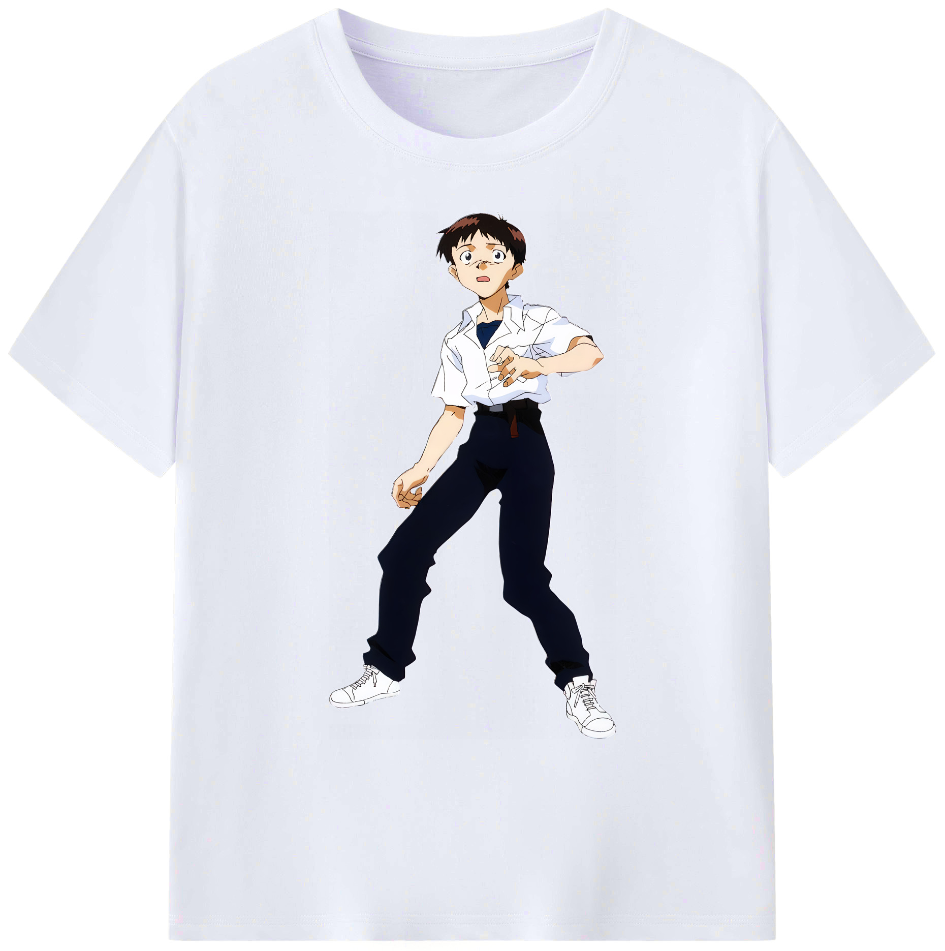 （画像用） EVA 新世紀エヴァンゲリオン 綿100％ メンズ半袖Tシャツ｜肌触りやわらか＆通気性