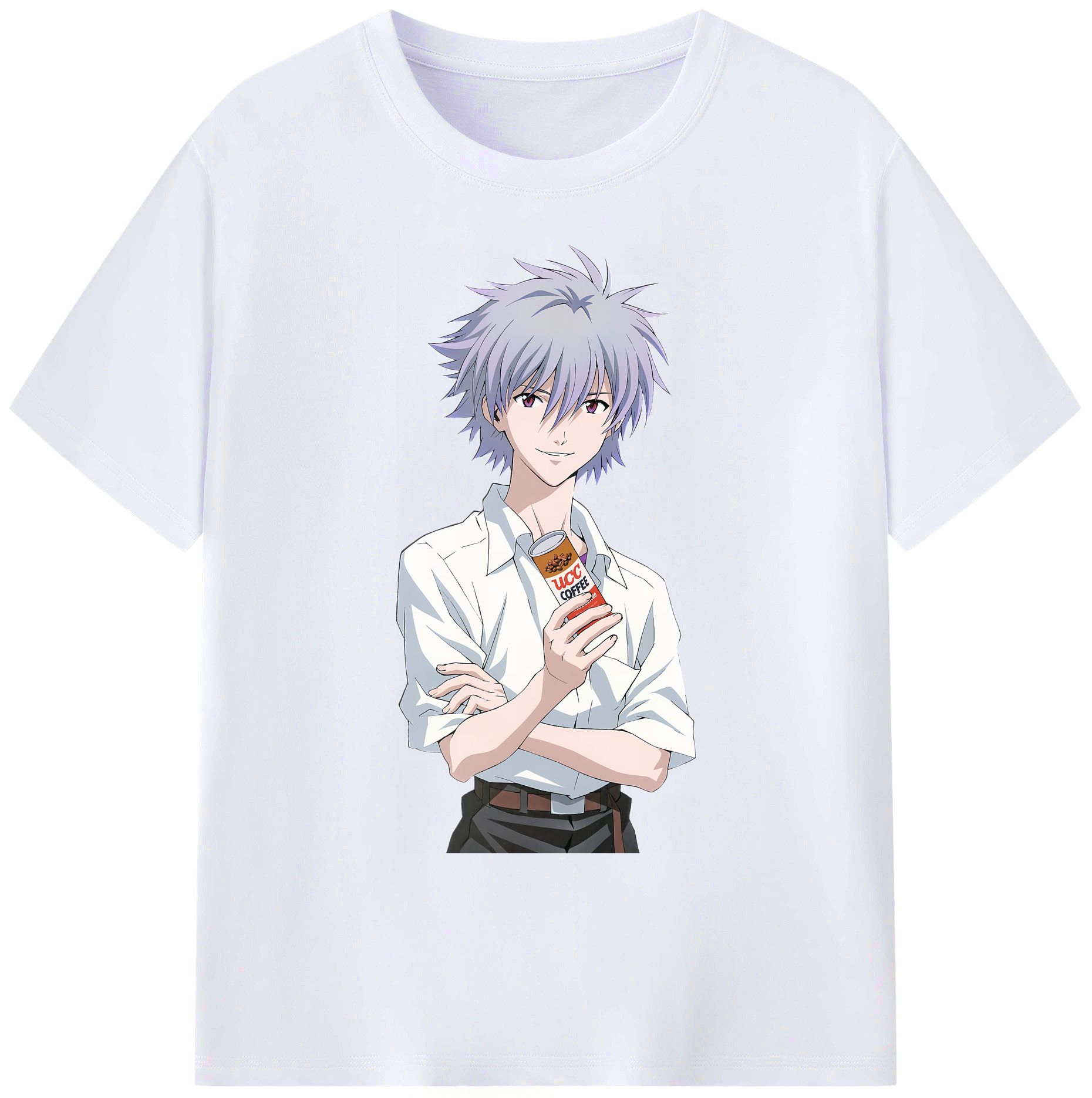 （画像用） EVA 新世紀エヴァンゲリオン 綿100％ メンズ半袖Tシャツ｜肌触りやわらか＆通気性