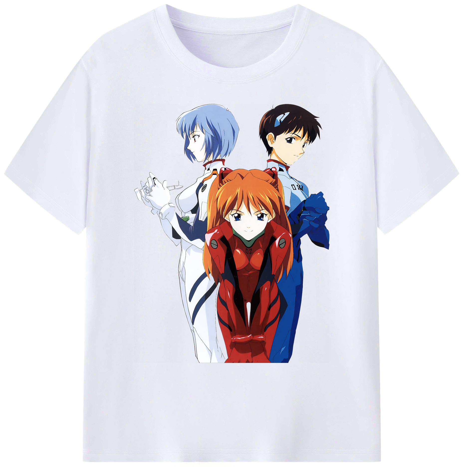 （画像用） EVA 新世紀エヴァンゲリオン 綿100％ メンズ半袖Tシャツ｜肌触りやわらか＆通気性