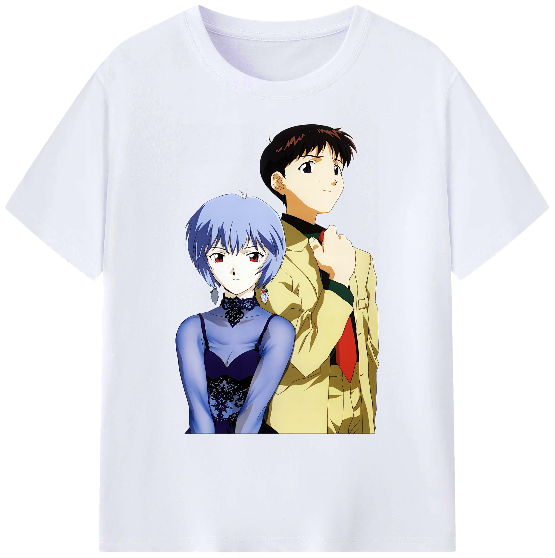 （画像用） EVA 新世紀エヴァンゲリオン 綿100％ メンズ半袖Tシャツ｜肌触りやわらか＆通気性