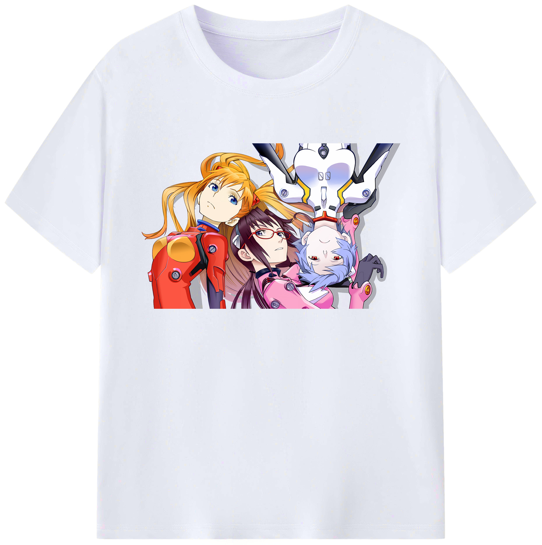 （画像用） EVA 新世紀エヴァンゲリオン 綿100％ メンズ半袖Tシャツ｜肌触りやわらか＆通気性