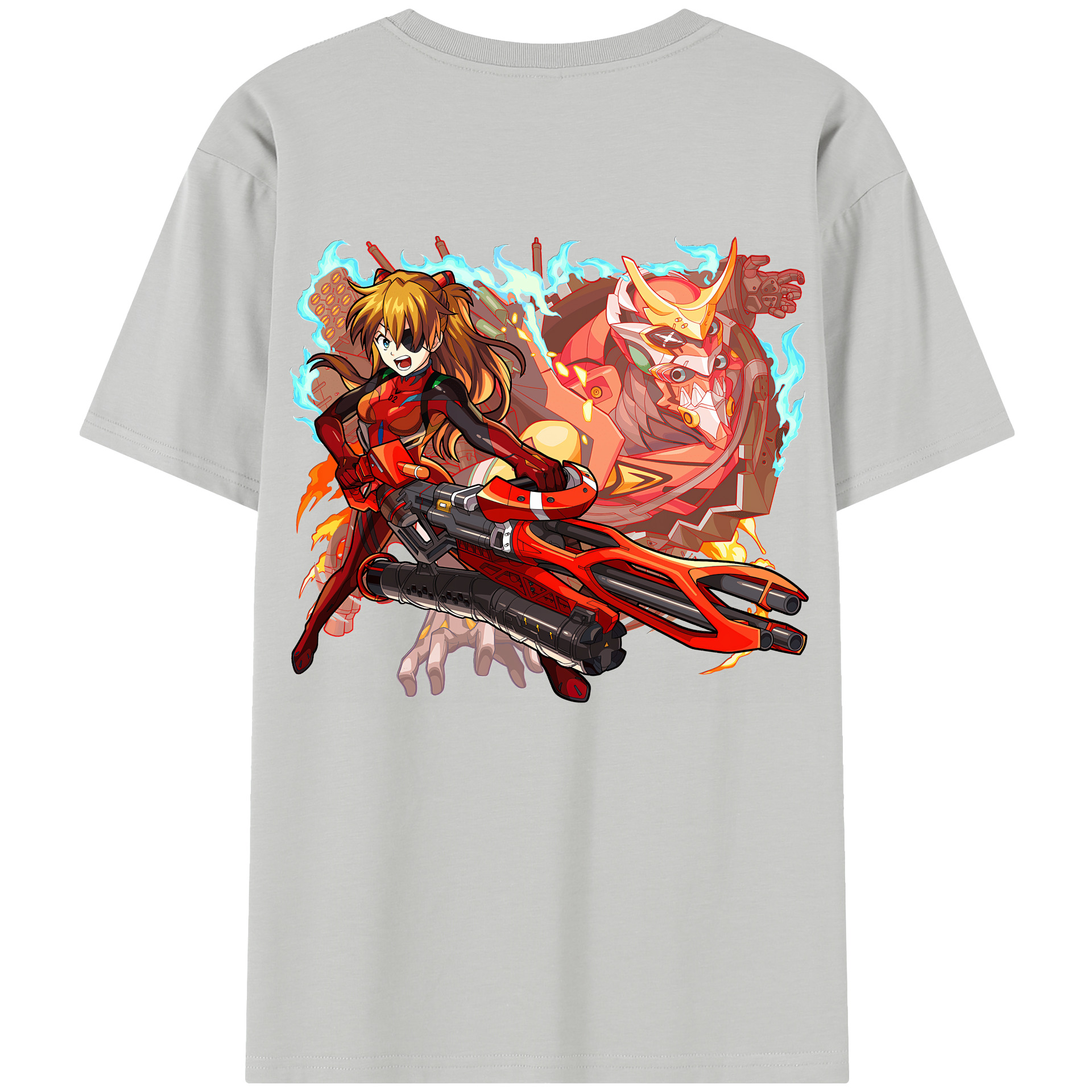 （画像用） EVA 新世紀エヴァンゲリオン レディース半袖Tシャツ(バックプリント)
