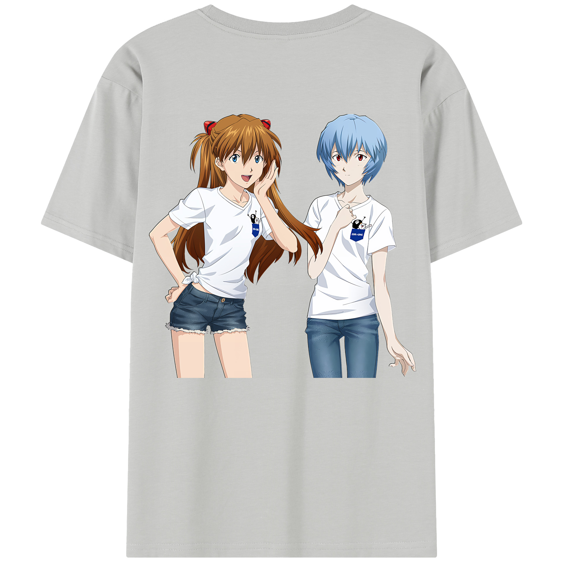（画像用） EVA 新世紀エヴァンゲリオン レディース半袖Tシャツ(バックプリント)