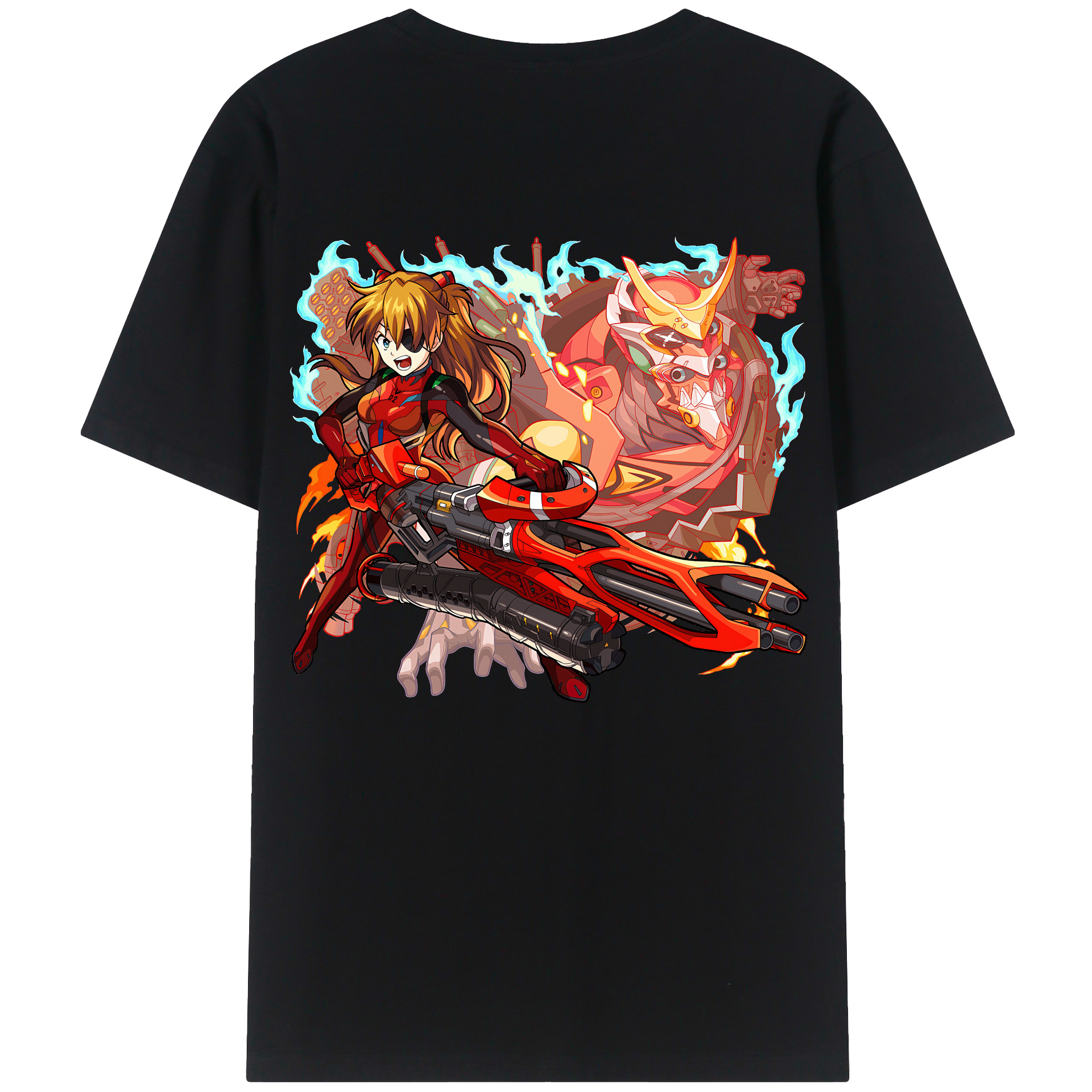 （画像用） EVA 新世紀エヴァンゲリオン レディース半袖Tシャツ(バックプリント)