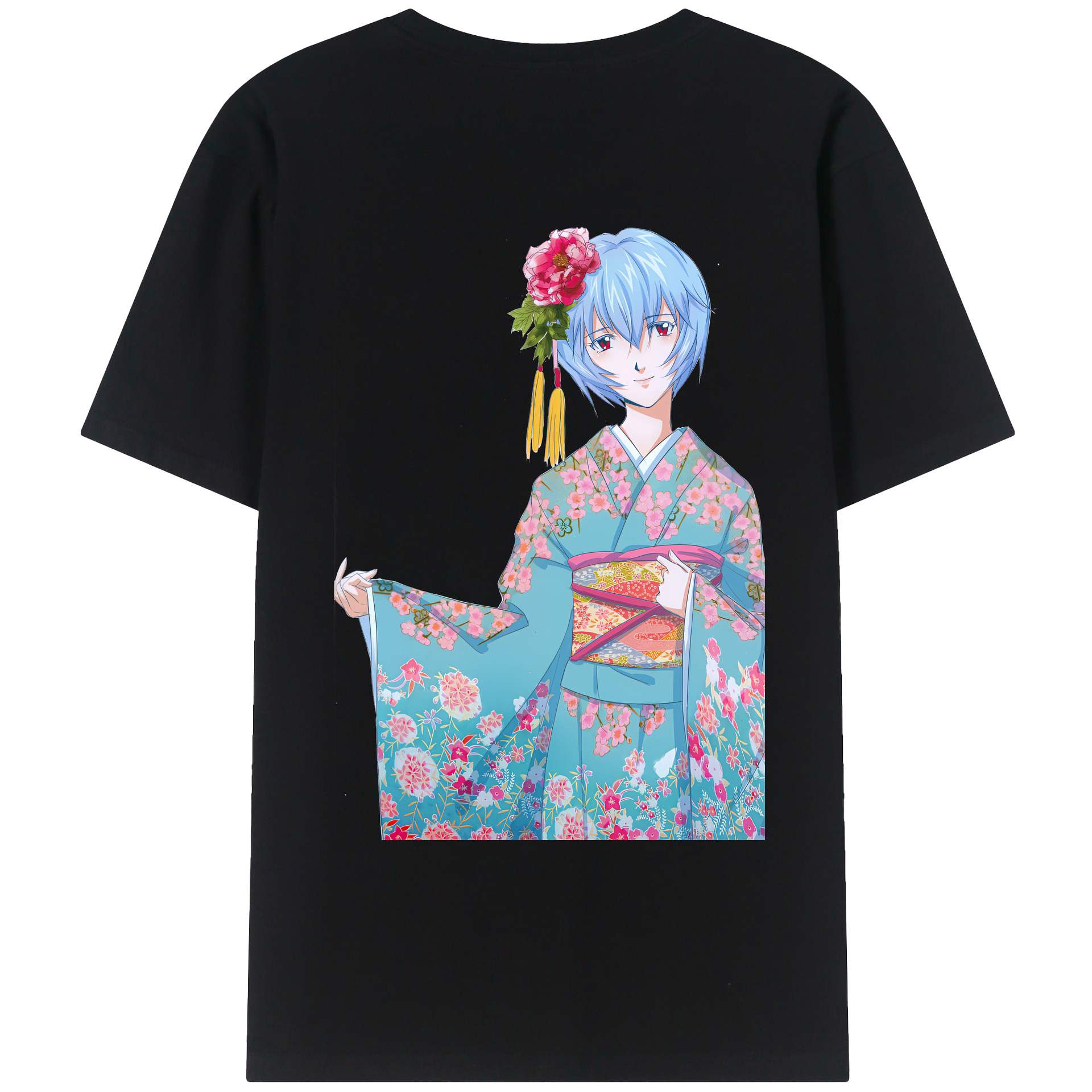 （画像用） EVA 新世紀エヴァンゲリオン レディース半袖Tシャツ(バックプリント)