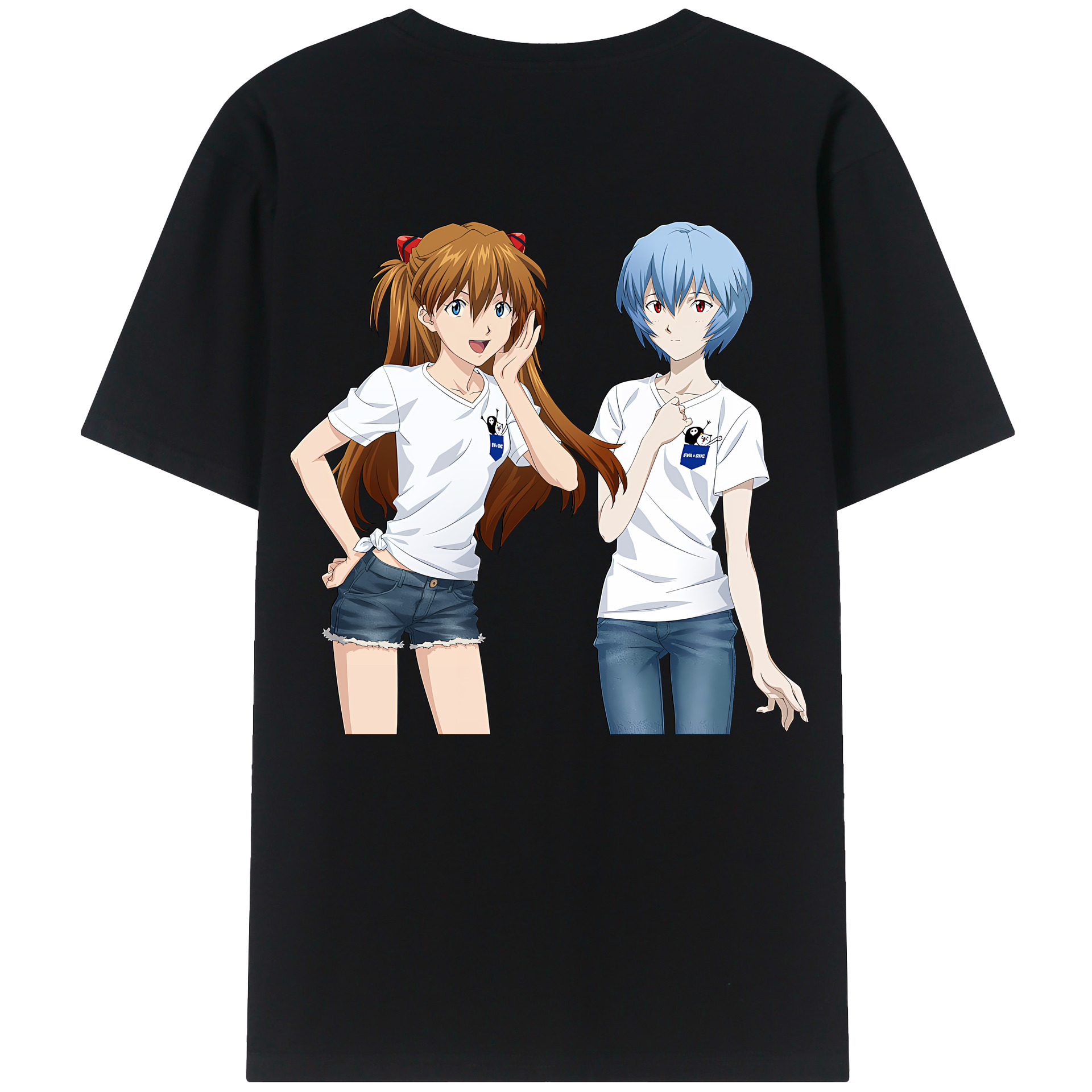 （画像用） EVA 新世紀エヴァンゲリオン レディース半袖Tシャツ(バックプリント)