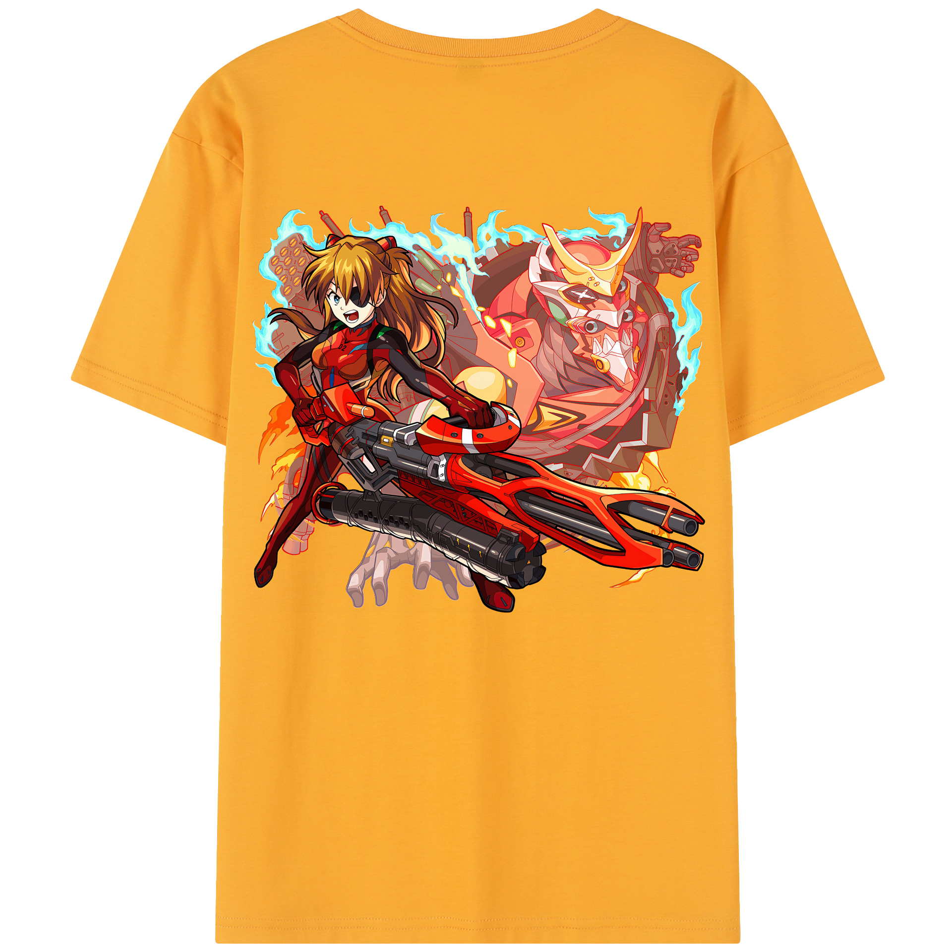 （画像用） EVA 新世紀エヴァンゲリオン レディース半袖Tシャツ(バックプリント)