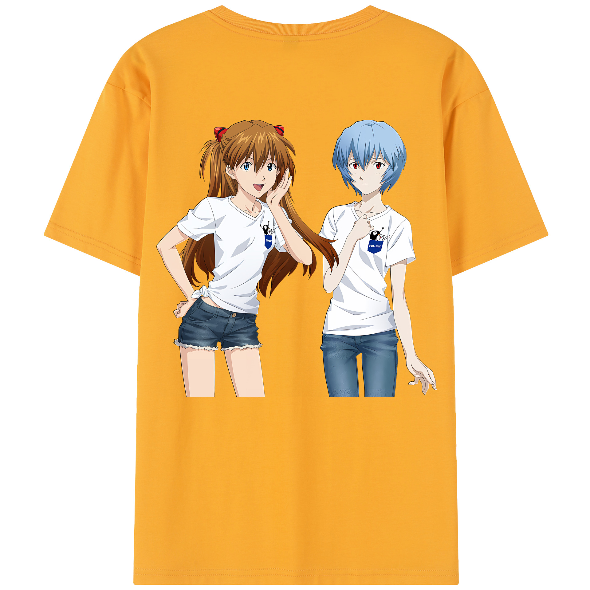 （画像用） EVA 新世紀エヴァンゲリオン レディース半袖Tシャツ(バックプリント)