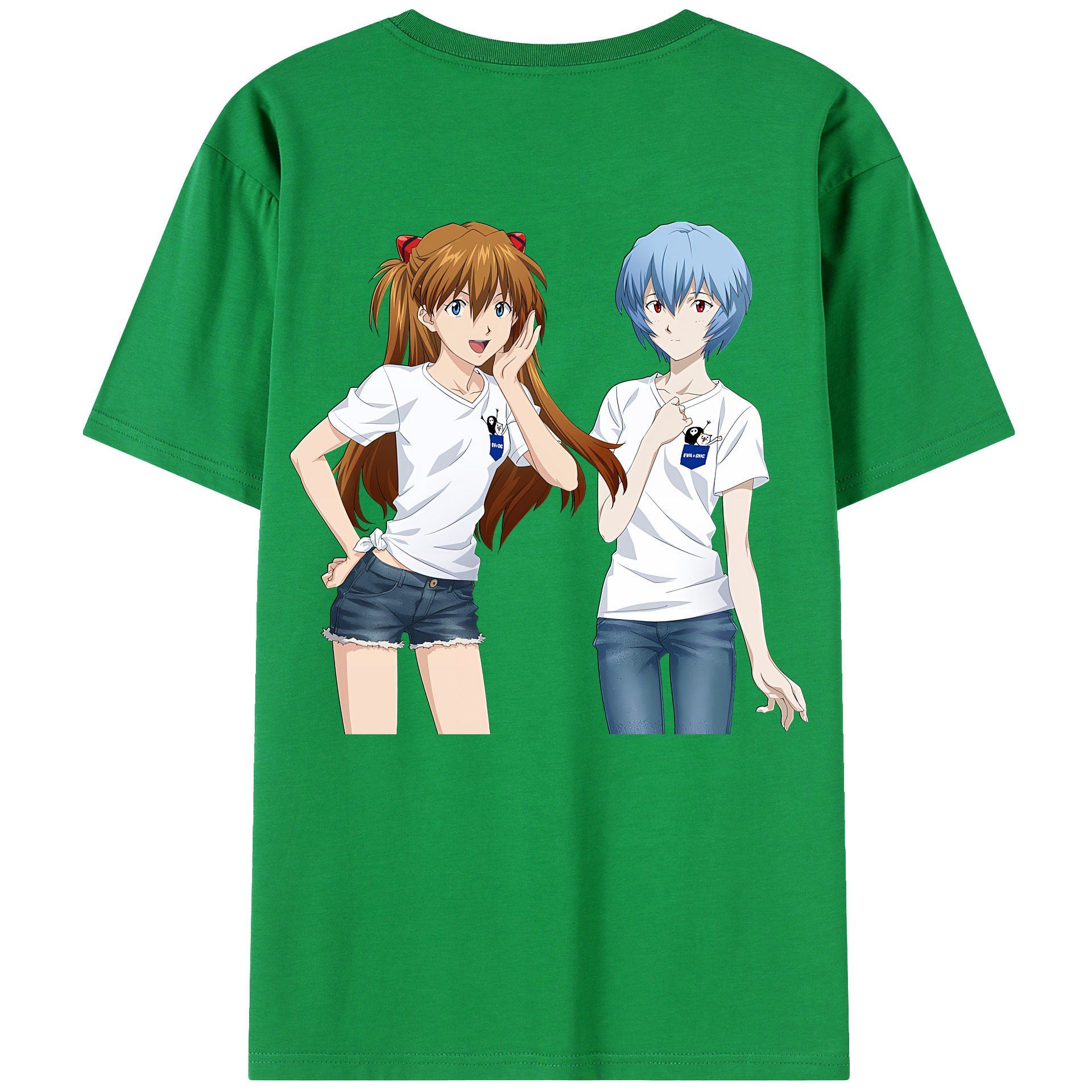 （画像用） EVA 新世紀エヴァンゲリオン レディース半袖Tシャツ(バックプリント)