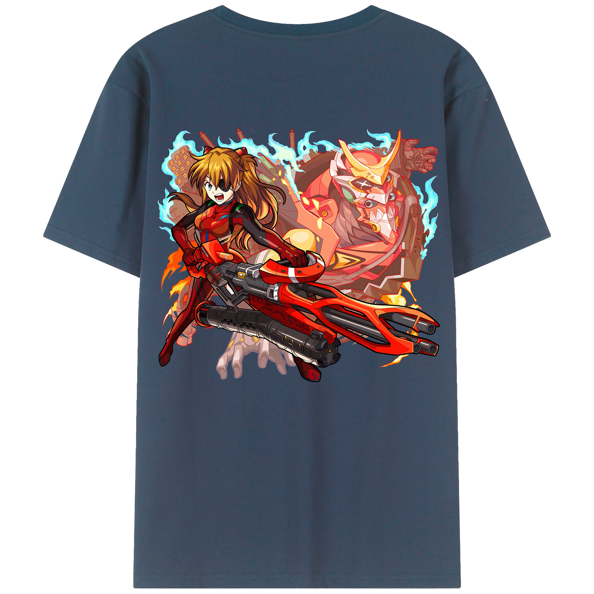 （画像用） EVA 新世紀エヴァンゲリオン レディース半袖Tシャツ(バックプリント)
