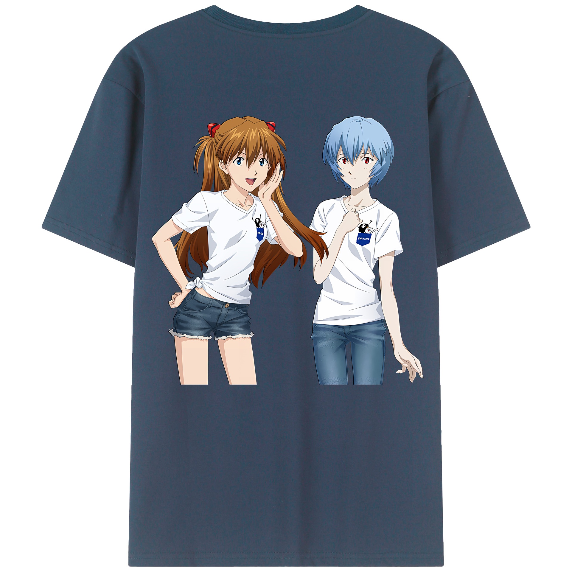 （画像用） EVA 新世紀エヴァンゲリオン レディース半袖Tシャツ(バックプリント)