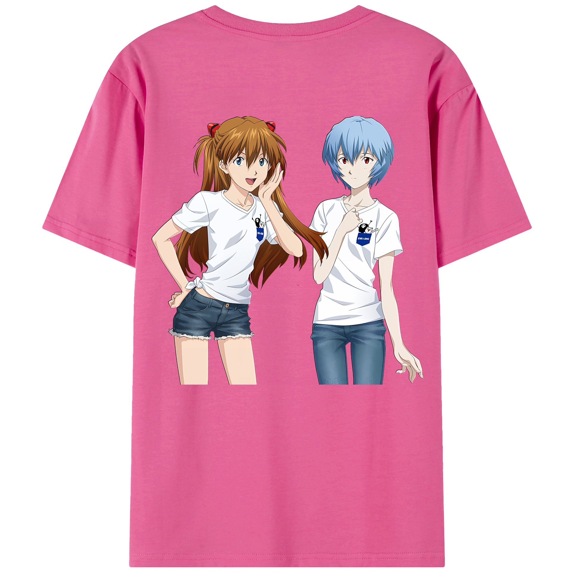 （画像用） EVA 新世紀エヴァンゲリオン レディース半袖Tシャツ(バックプリント)