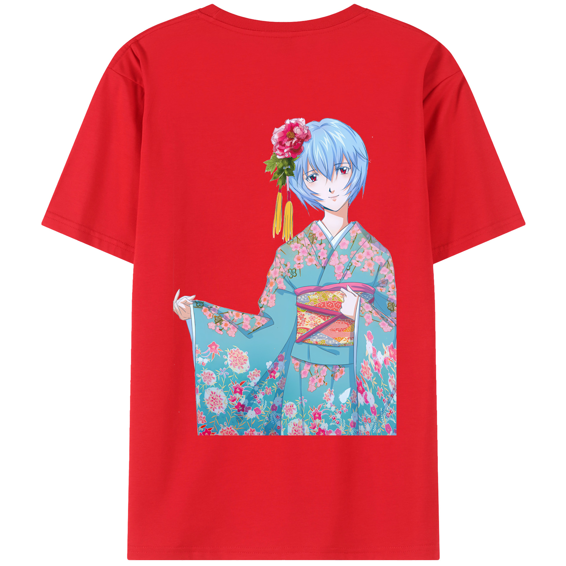 （画像用） EVA 新世紀エヴァンゲリオン レディース半袖Tシャツ(バックプリント)