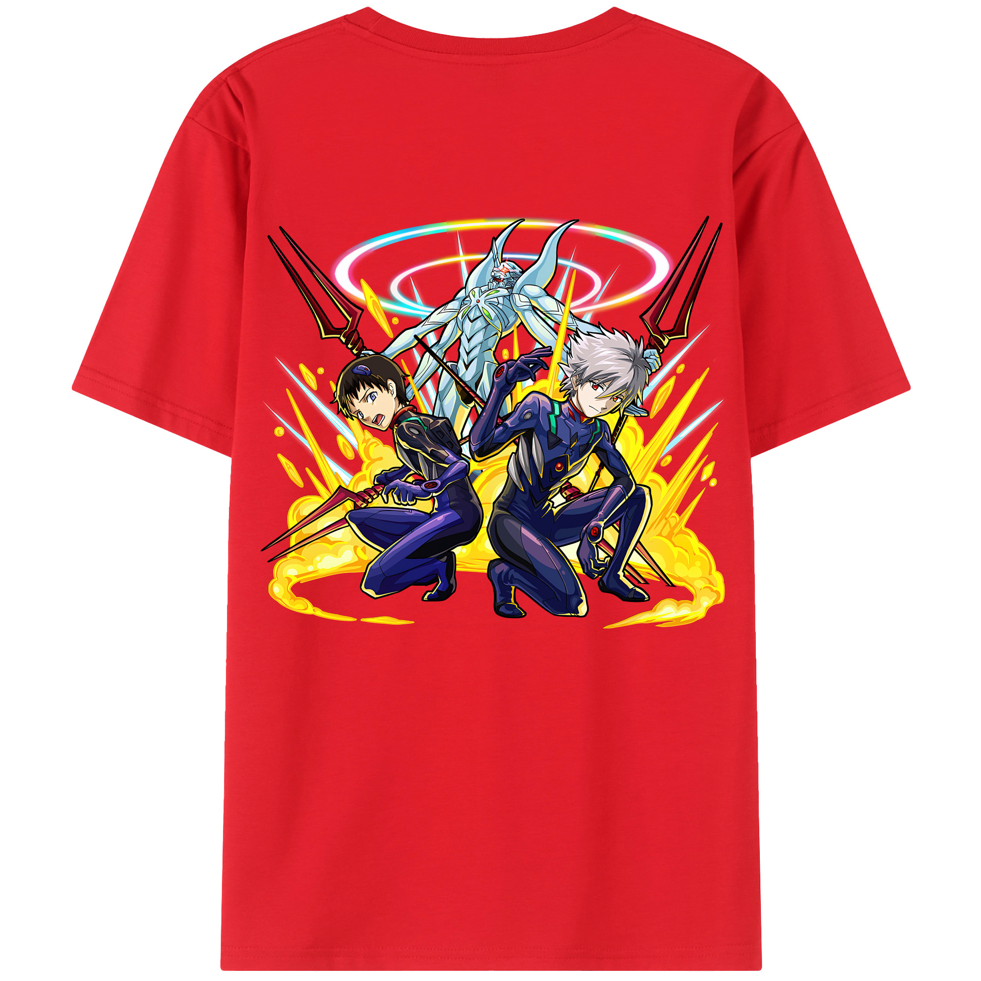 （画像用） EVA 新世紀エヴァンゲリオン レディース半袖Tシャツ(バックプリント)