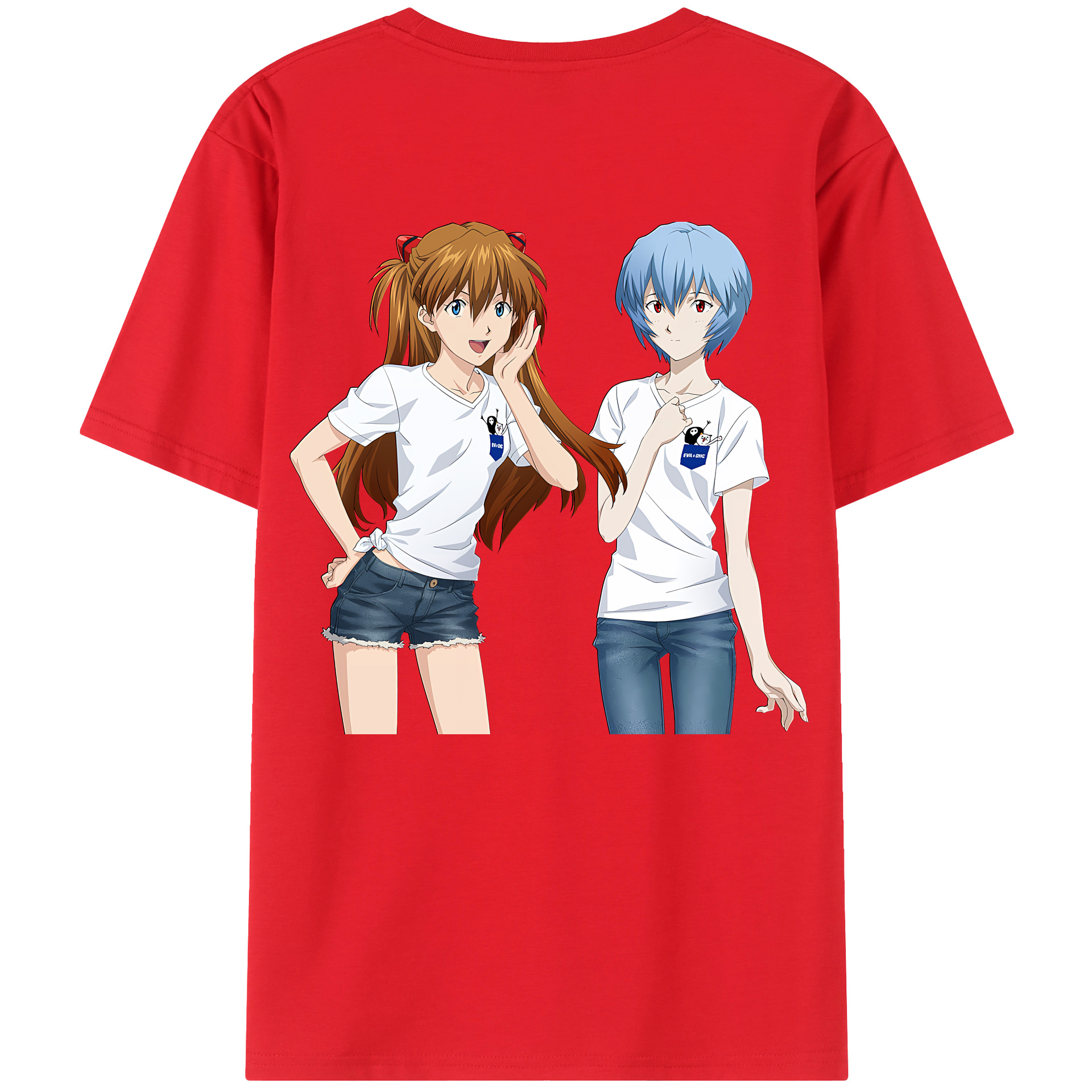 （画像用） EVA 新世紀エヴァンゲリオン レディース半袖Tシャツ(バックプリント)