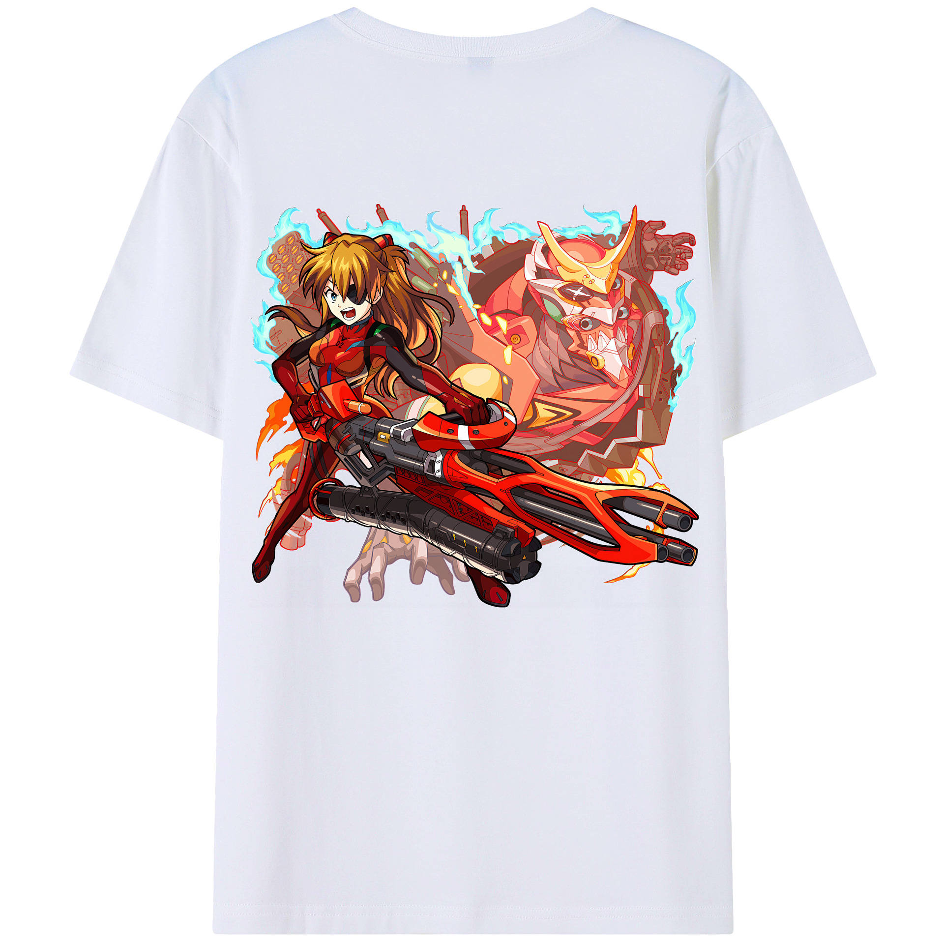 （画像用） EVA 新世紀エヴァンゲリオン レディース半袖Tシャツ(バックプリント)