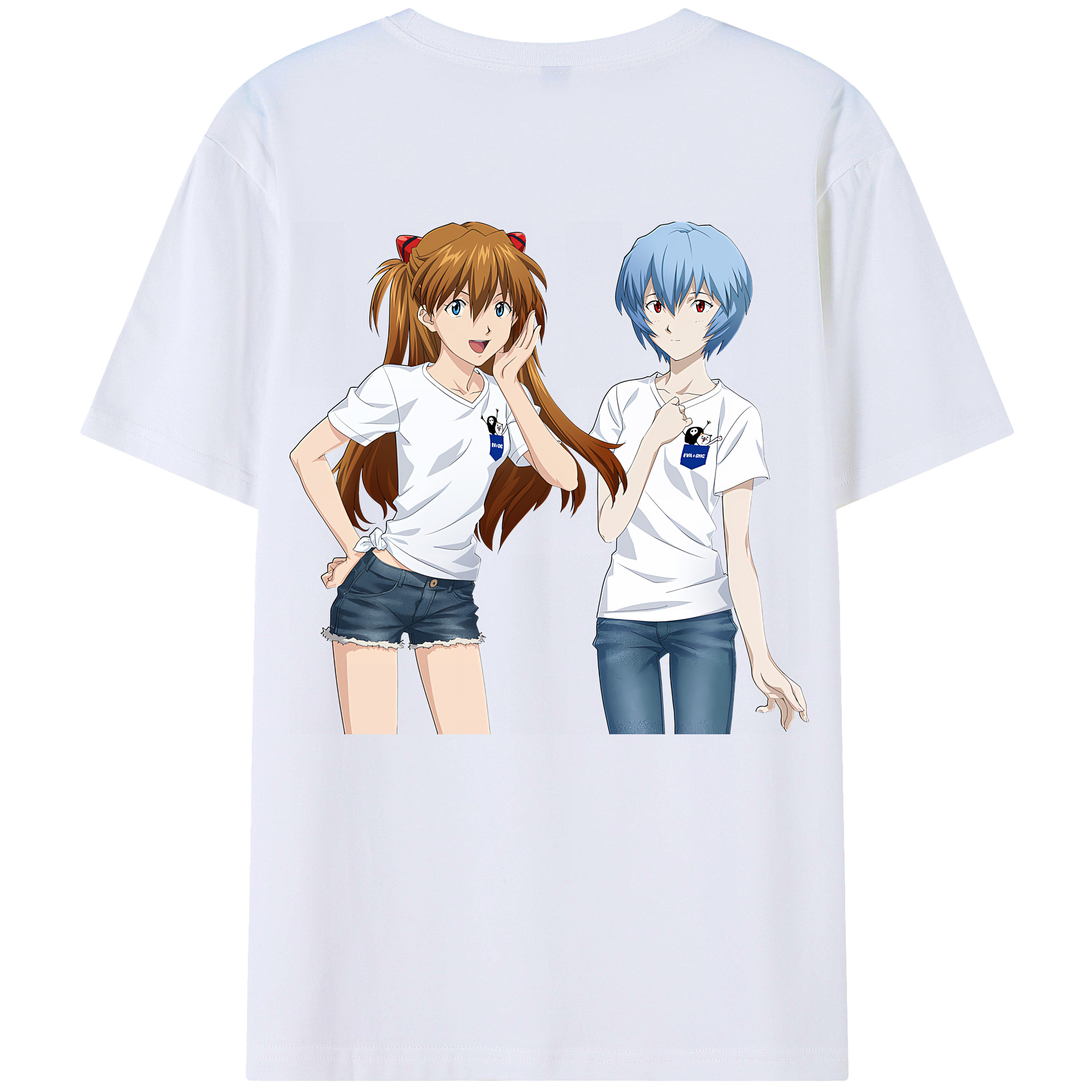 （画像用） EVA 新世紀エヴァンゲリオン レディース半袖Tシャツ(バックプリント)