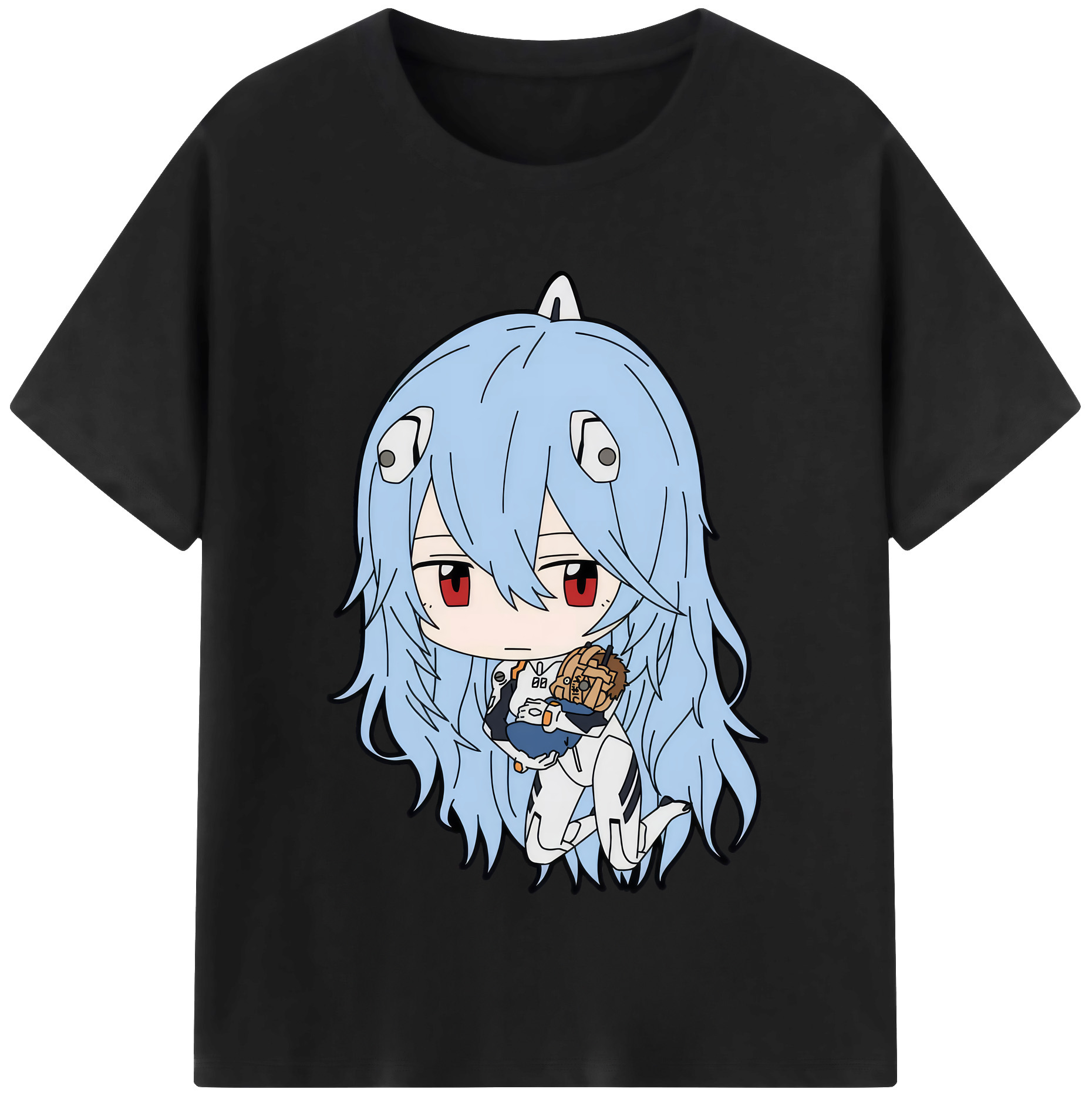 （画像用） EVA 新世紀エヴァンゲリオン レディースカジュアルプリントTシャツ（綿100％）