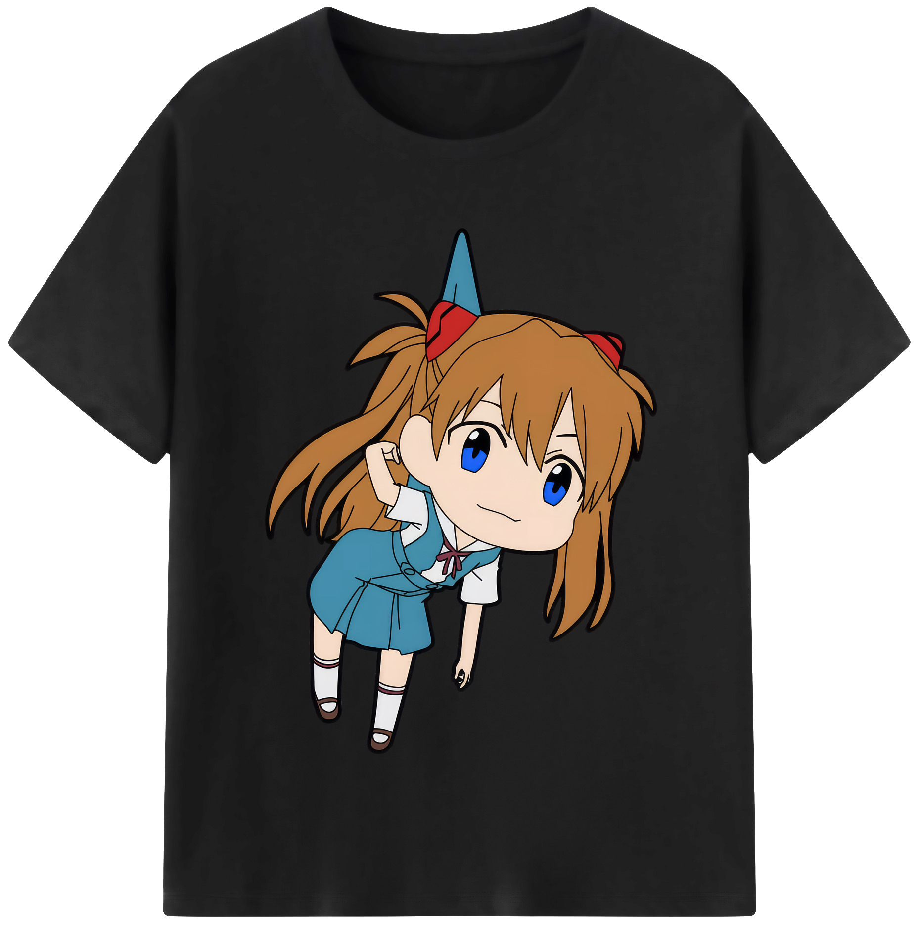 （画像用） EVA 新世紀エヴァンゲリオン レディースカジュアルプリントTシャツ（綿100％）