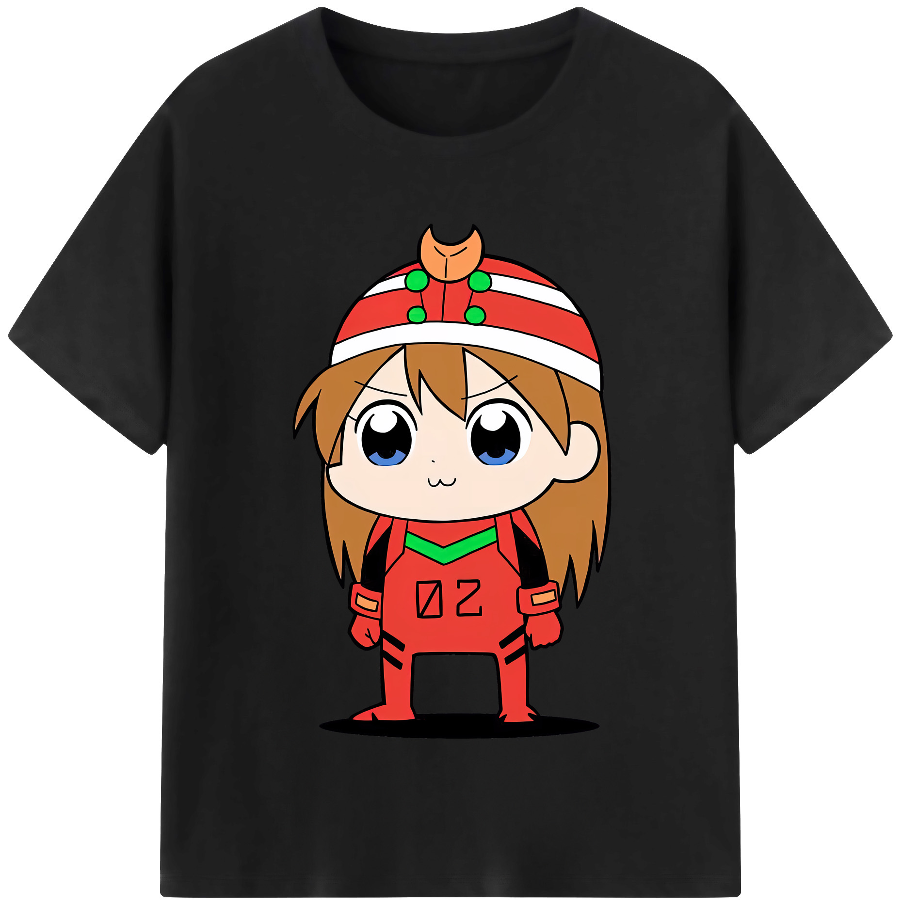（画像用） EVA 新世紀エヴァンゲリオン レディースカジュアルプリントTシャツ（綿100％）