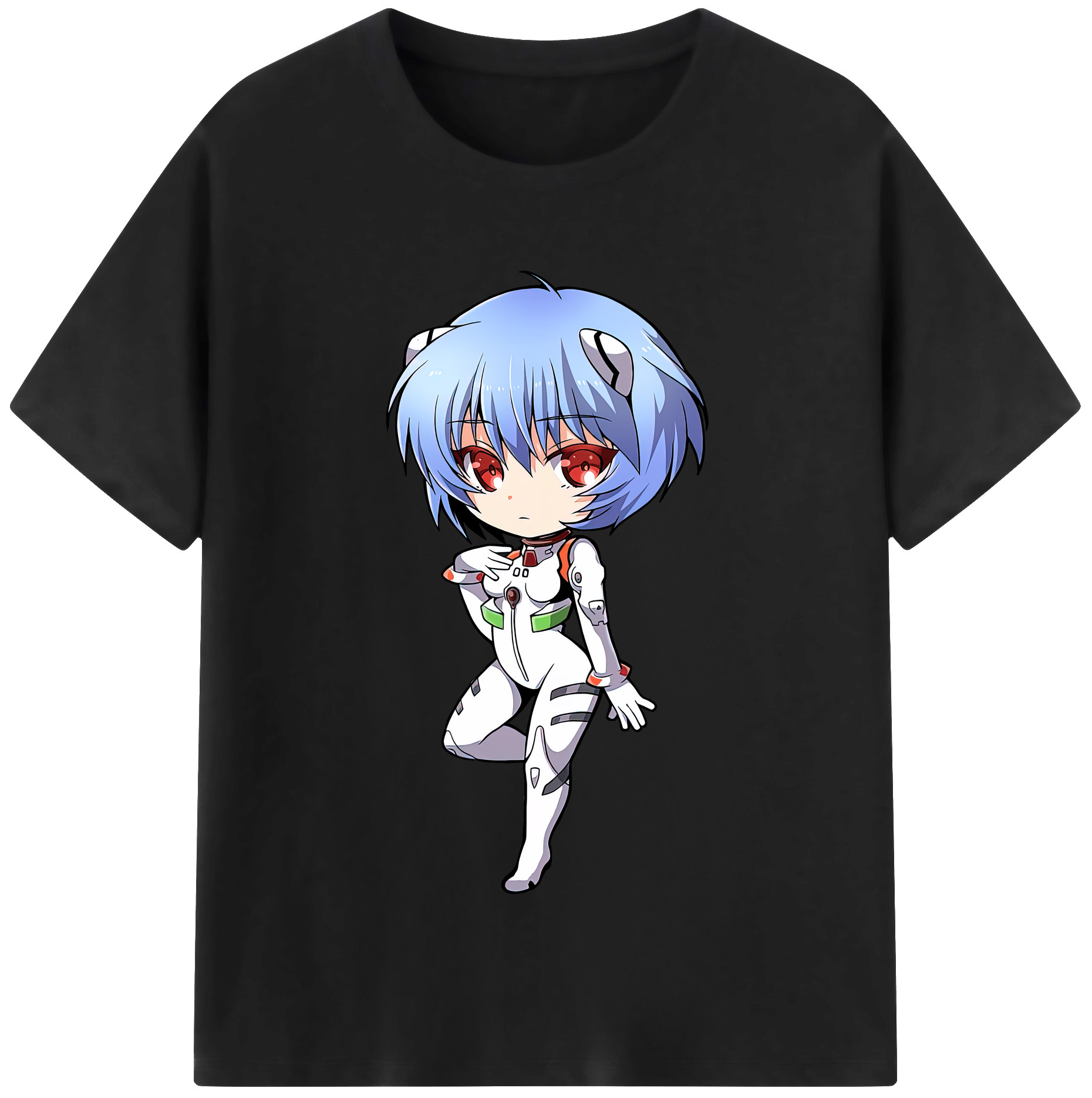 （画像用） EVA 新世紀エヴァンゲリオン レディースカジュアルプリントTシャツ（綿100％）