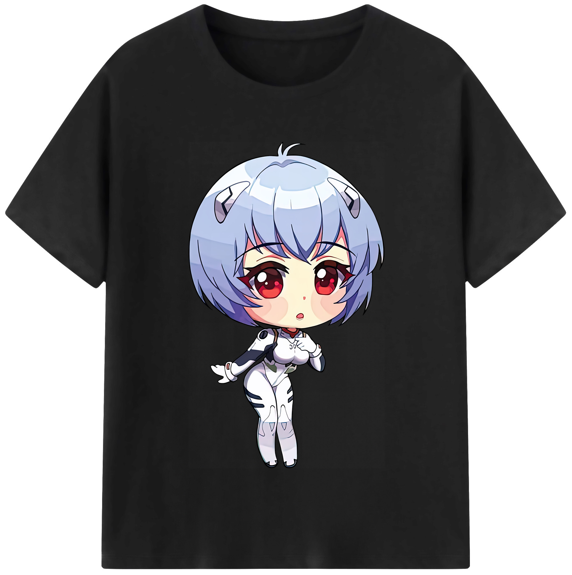 （画像用） EVA 新世紀エヴァンゲリオン レディースカジュアルプリントTシャツ（綿100％）