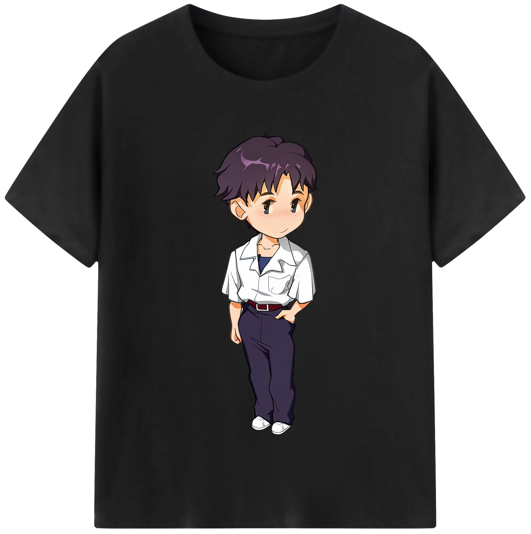 （画像用） EVA 新世紀エヴァンゲリオン レディースカジュアルプリントTシャツ（綿100％）