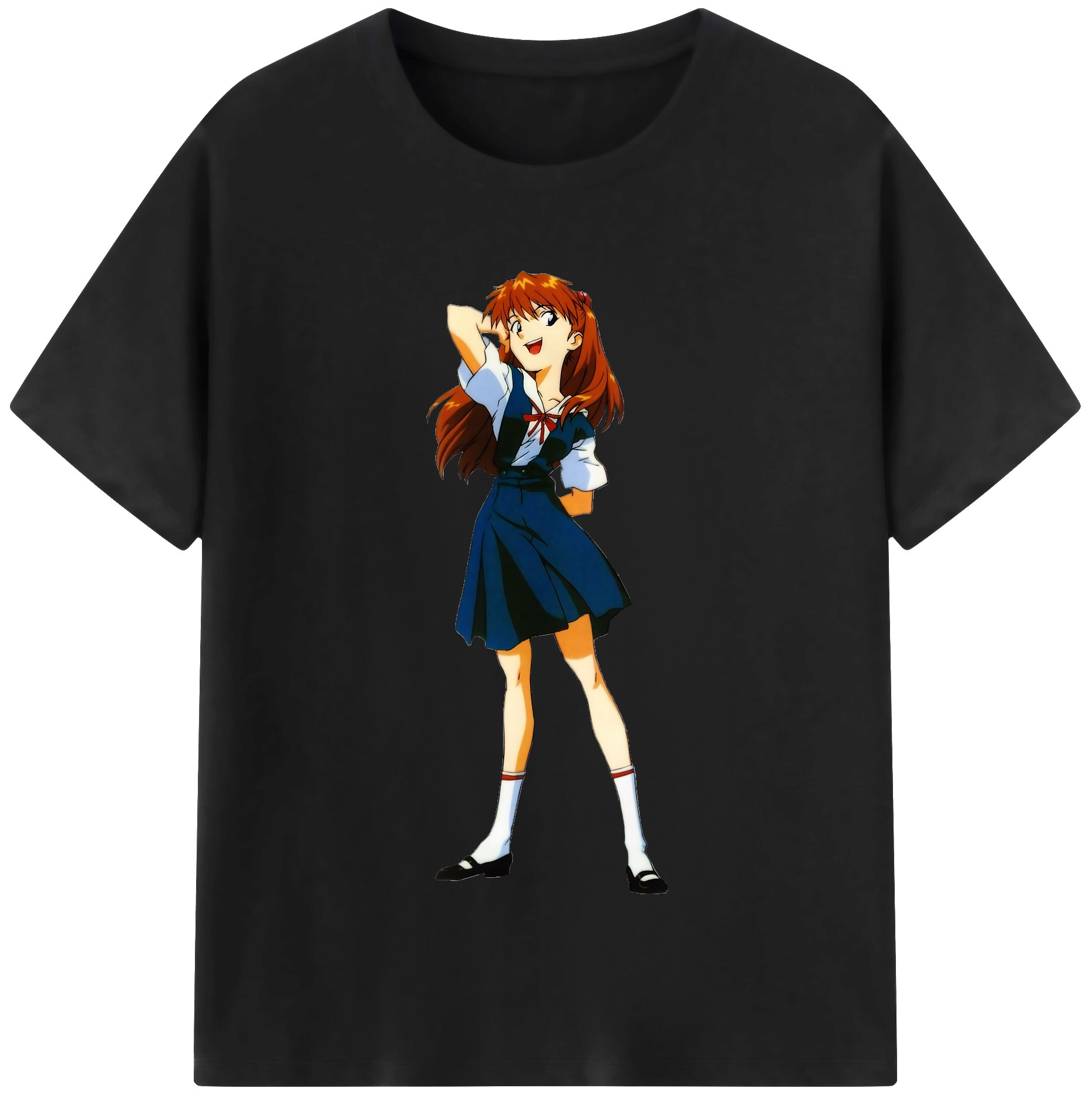 （画像用） EVA 新世紀エヴァンゲリオン レディースカジュアルプリントTシャツ（綿100％）