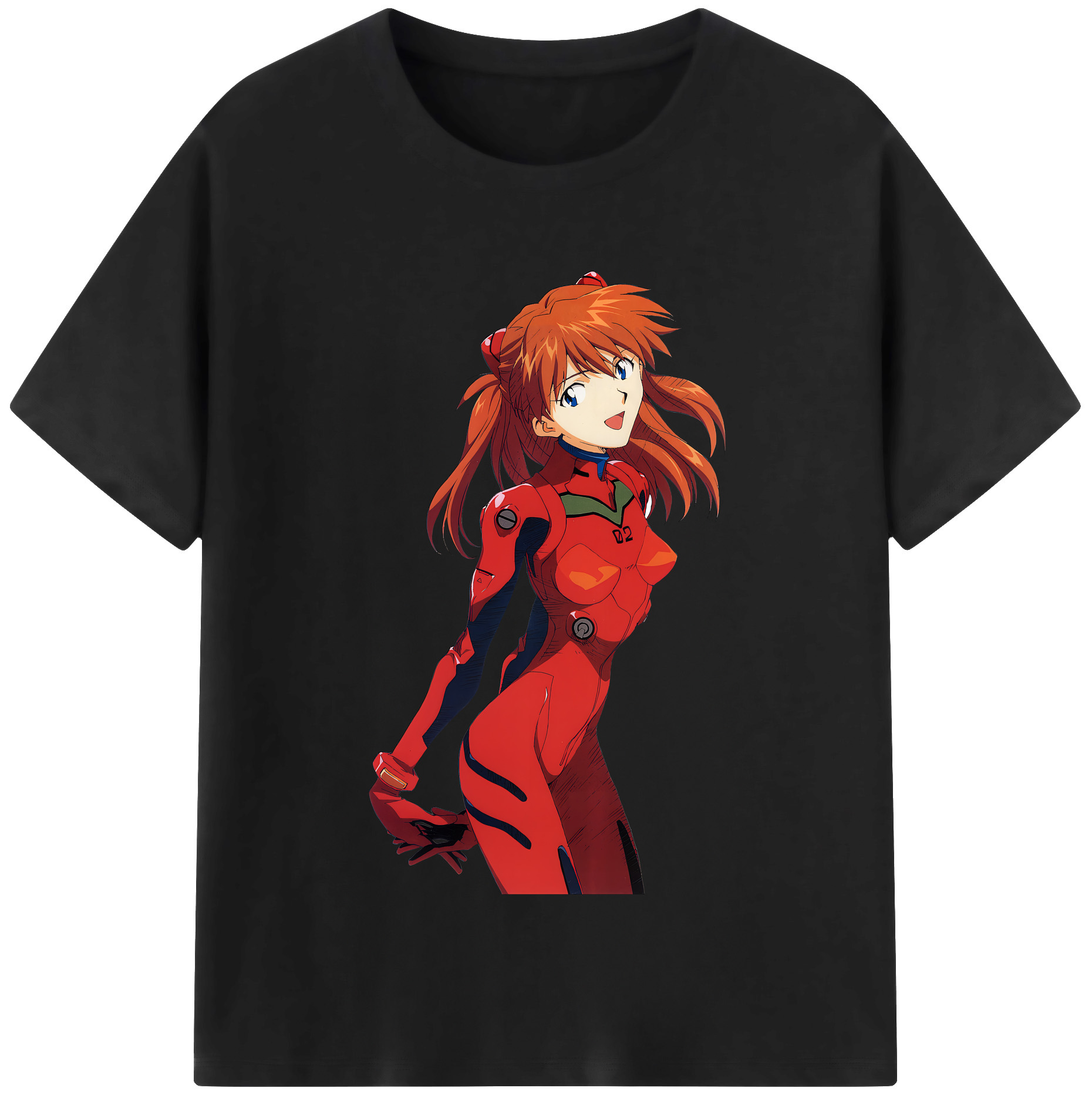（画像用） EVA 新世紀エヴァンゲリオン レディースカジュアルプリントTシャツ（綿100％）