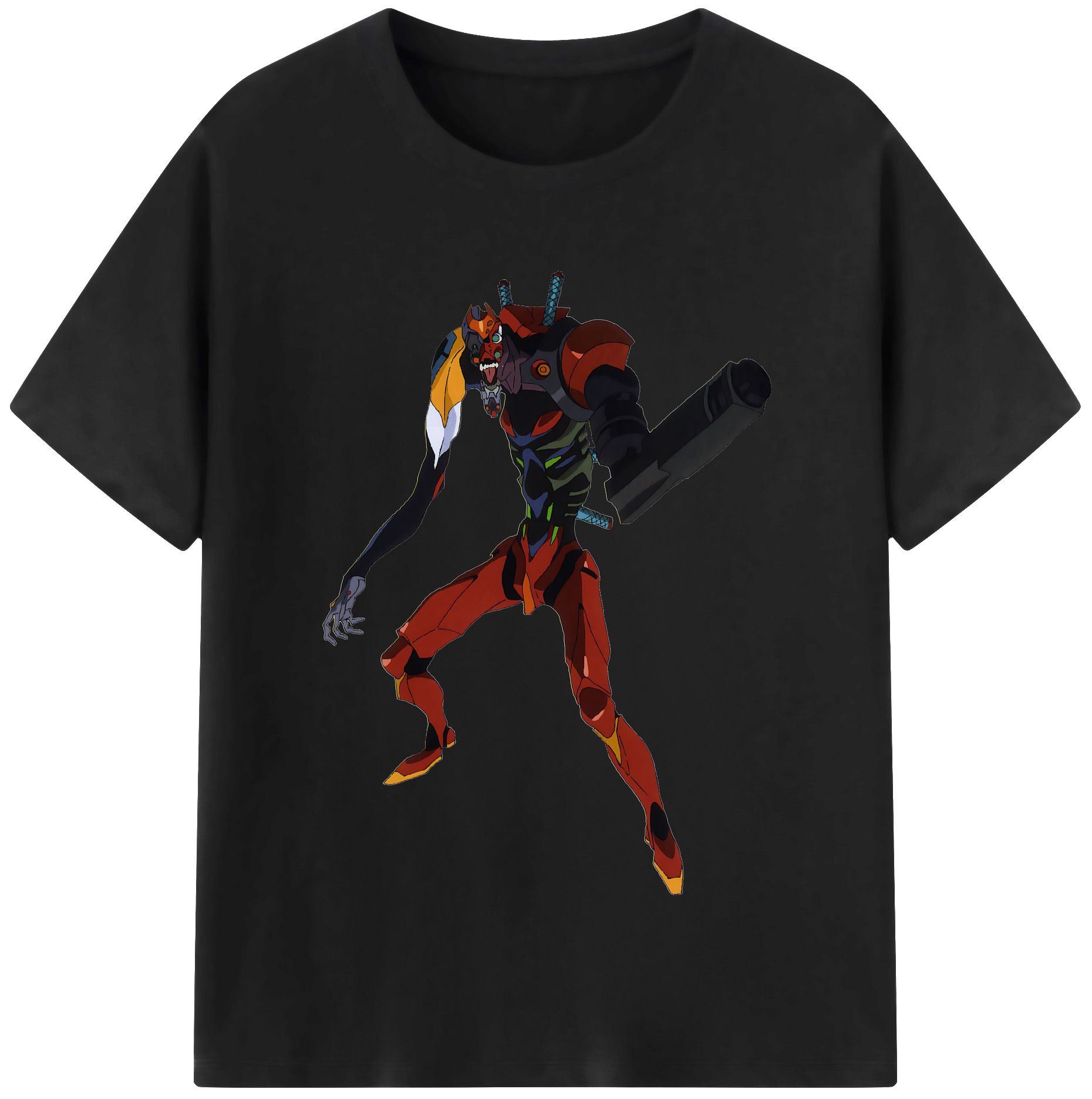 （画像用） EVA 新世紀エヴァンゲリオン レディースカジュアルプリントTシャツ（綿100％）