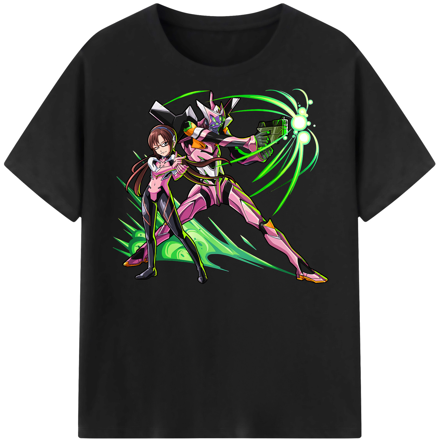（画像用） EVA 新世紀エヴァンゲリオン レディースカジュアルプリントTシャツ（綿100％）