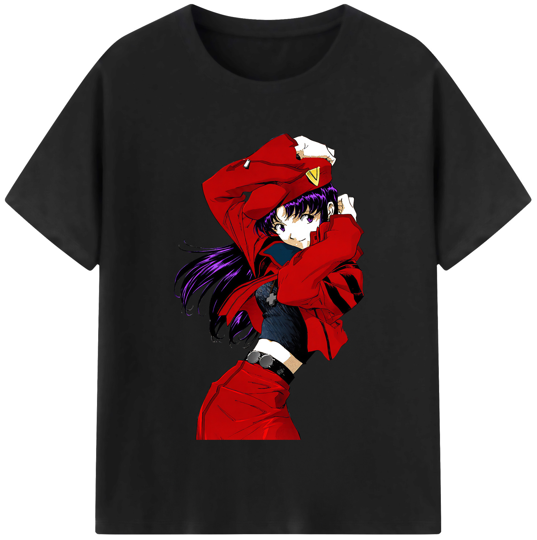 （画像用） EVA 新世紀エヴァンゲリオン レディースカジュアルプリントTシャツ（綿100％）