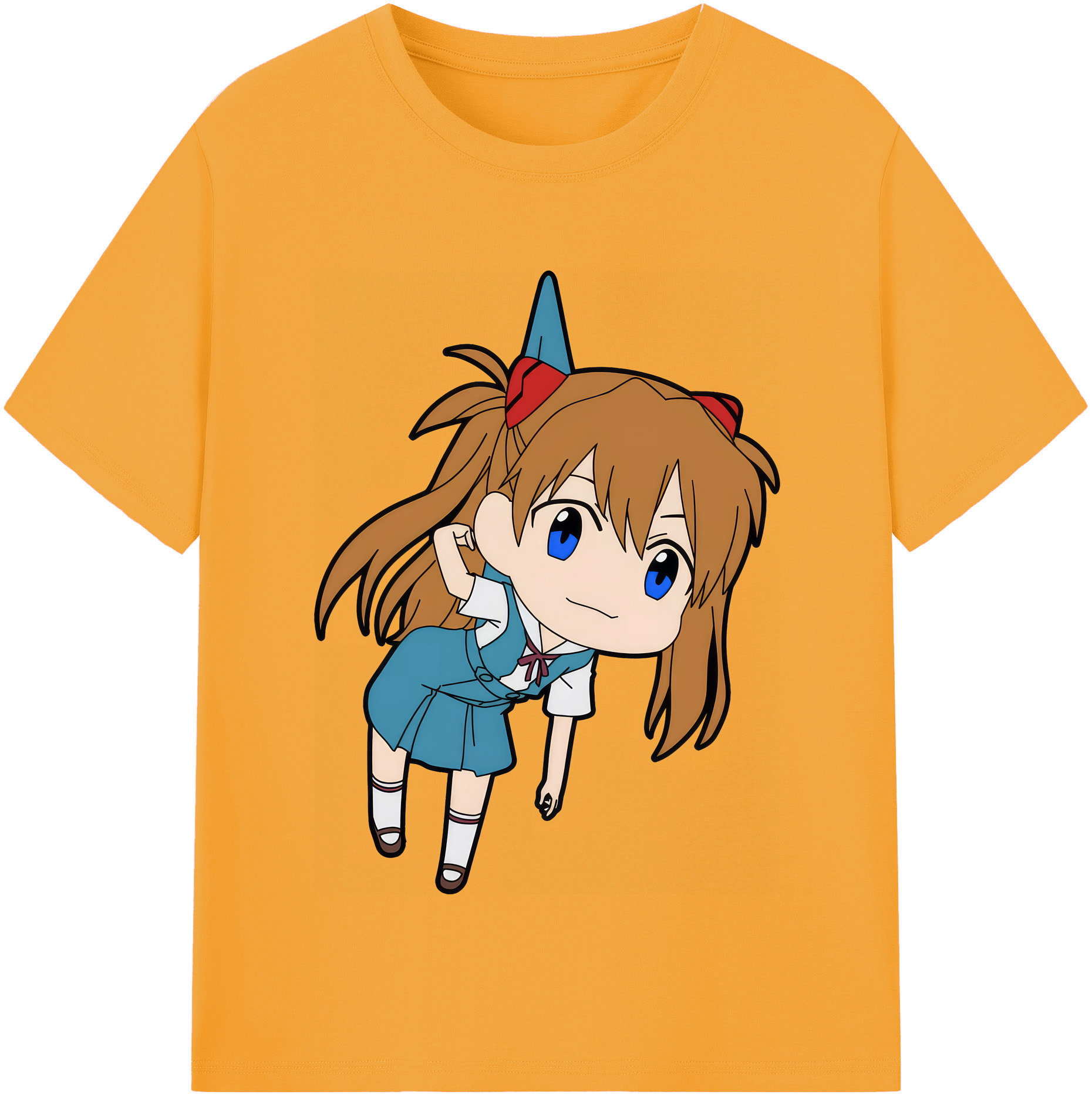 （画像用） EVA 新世紀エヴァンゲリオン レディースカジュアルプリントTシャツ（綿100％）