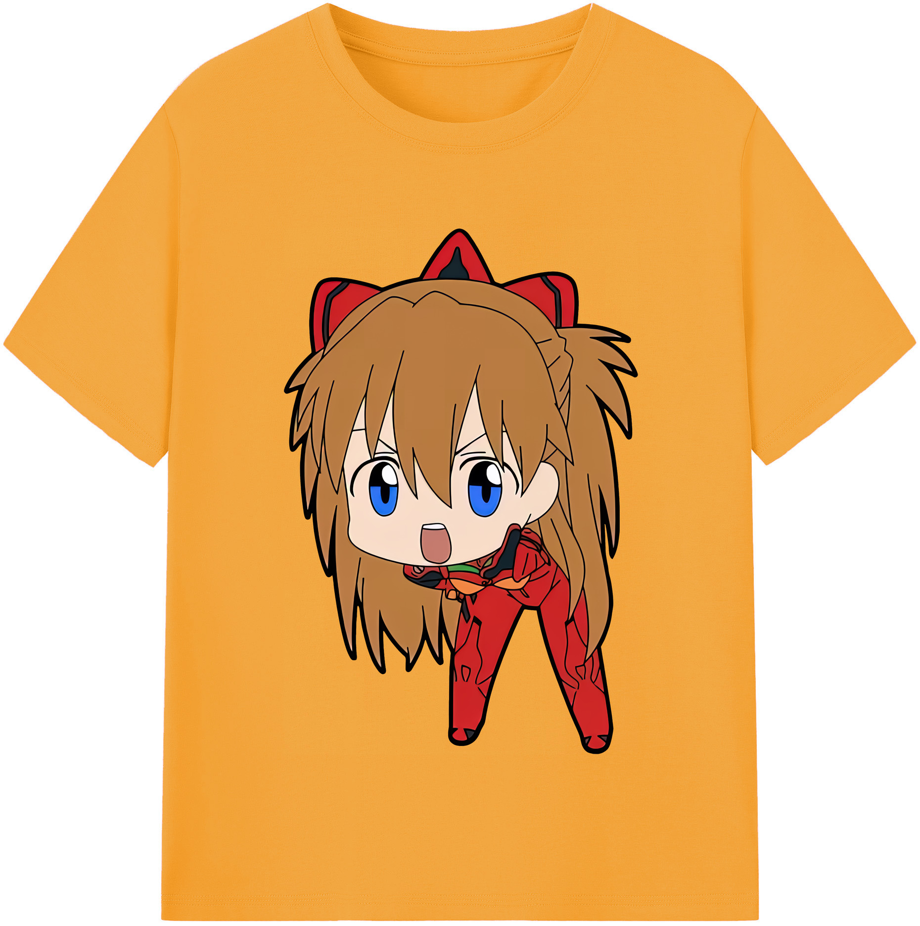 （画像用） EVA 新世紀エヴァンゲリオン レディースカジュアルプリントTシャツ（綿100％）