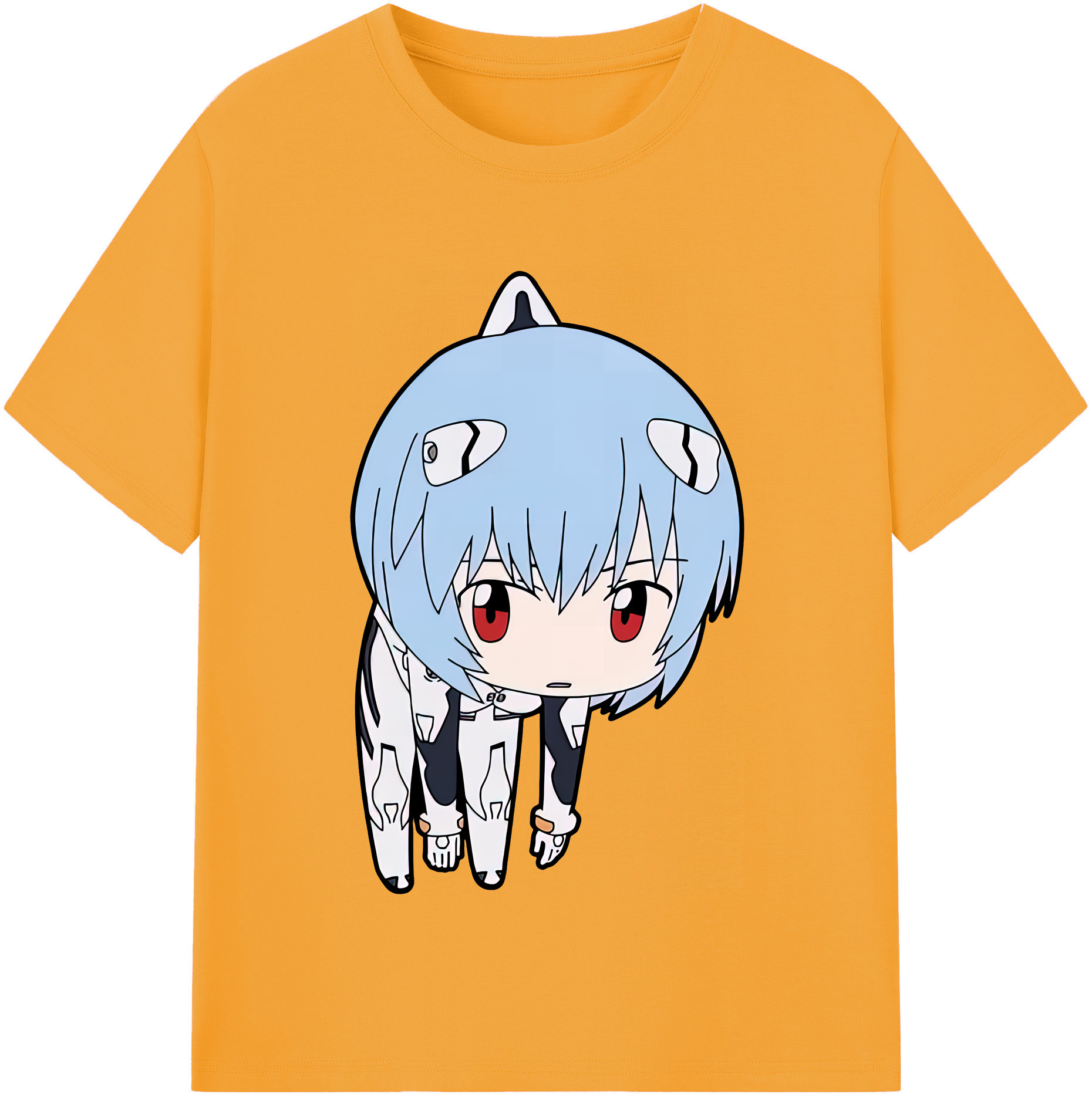 （画像用） EVA 新世紀エヴァンゲリオン レディースカジュアルプリントTシャツ（綿100％）