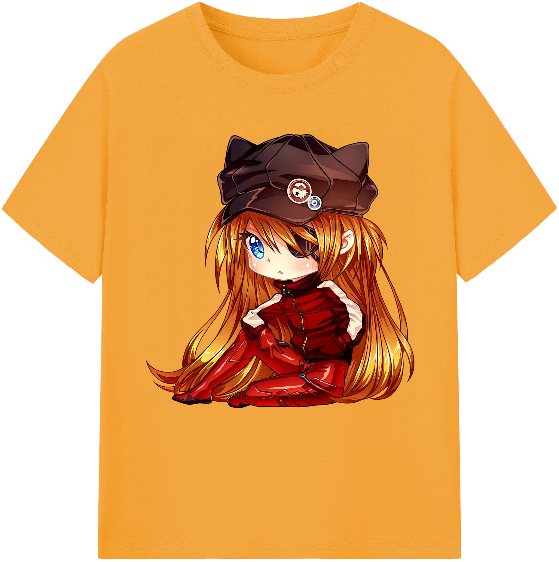 （画像用） EVA 新世紀エヴァンゲリオン レディースカジュアルプリントTシャツ（綿100％）