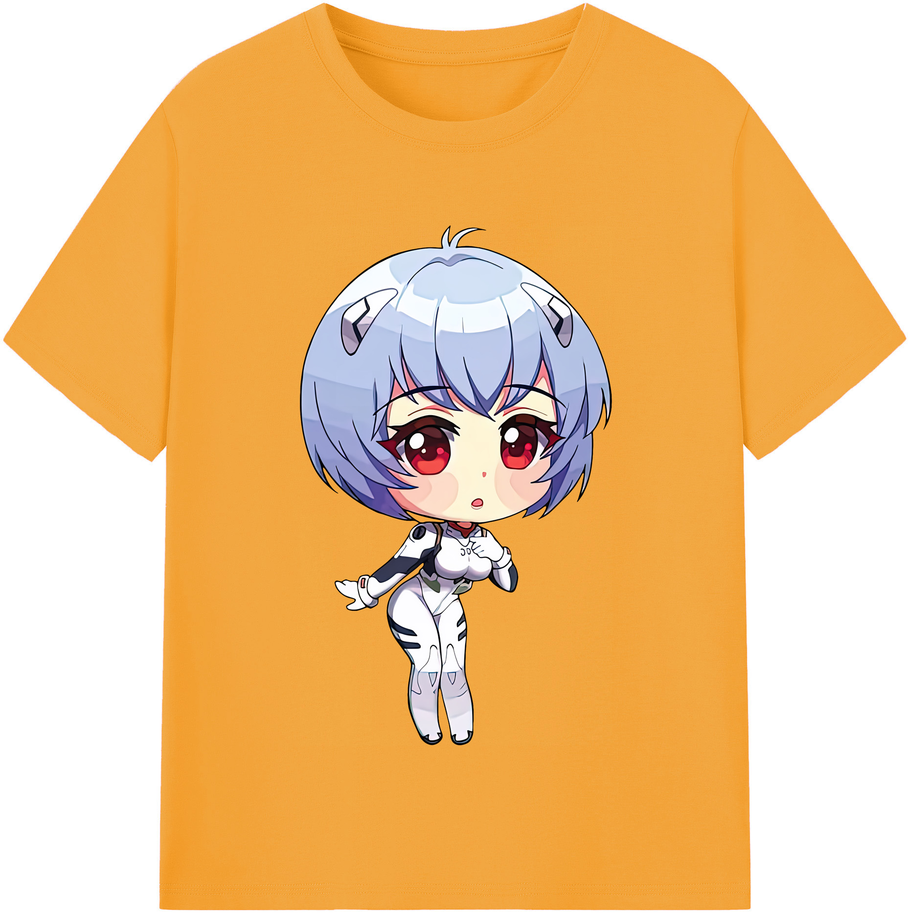 （画像用） EVA 新世紀エヴァンゲリオン レディースカジュアルプリントTシャツ（綿100％）