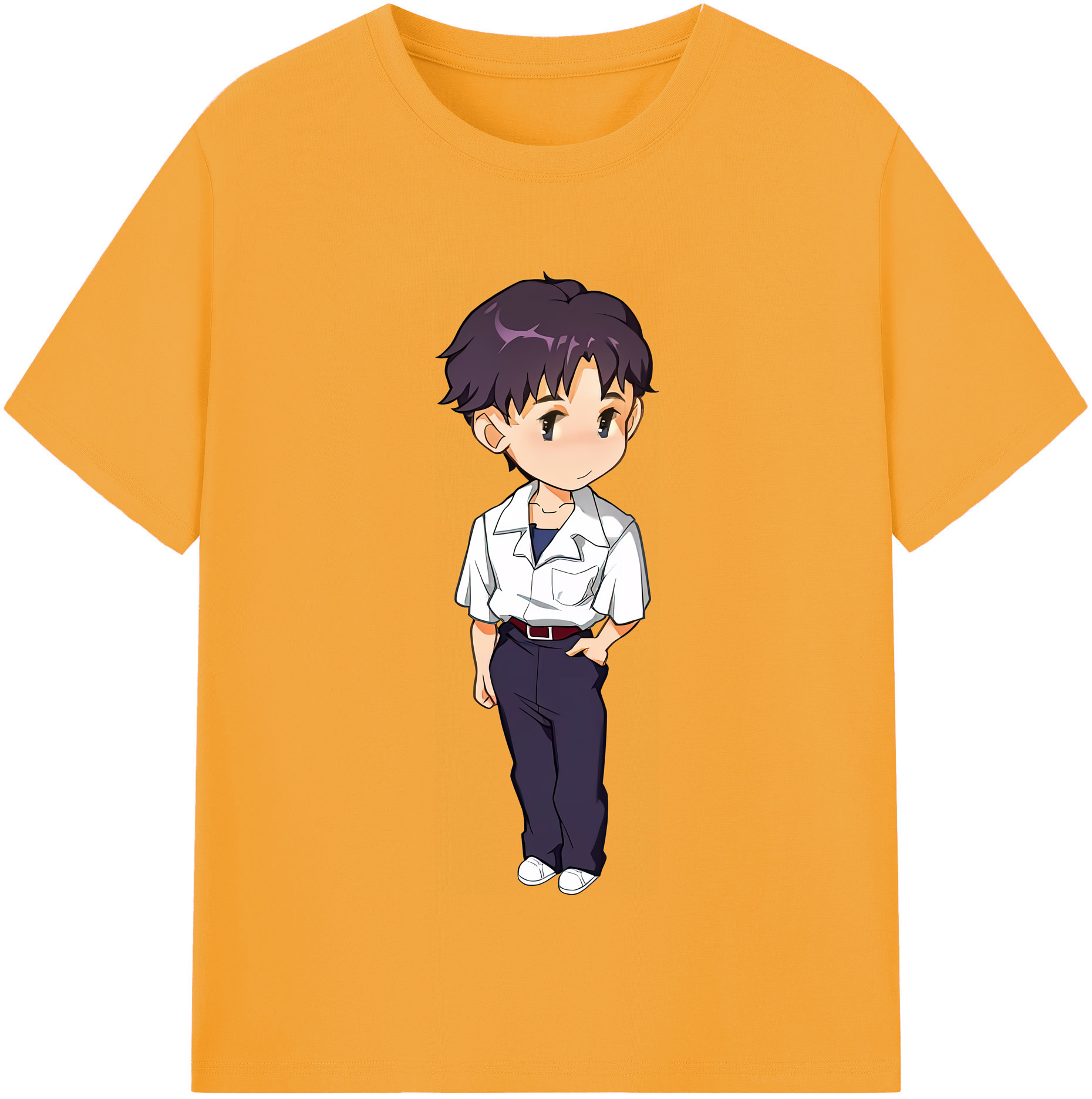 （画像用） EVA 新世紀エヴァンゲリオン レディースカジュアルプリントTシャツ（綿100％）