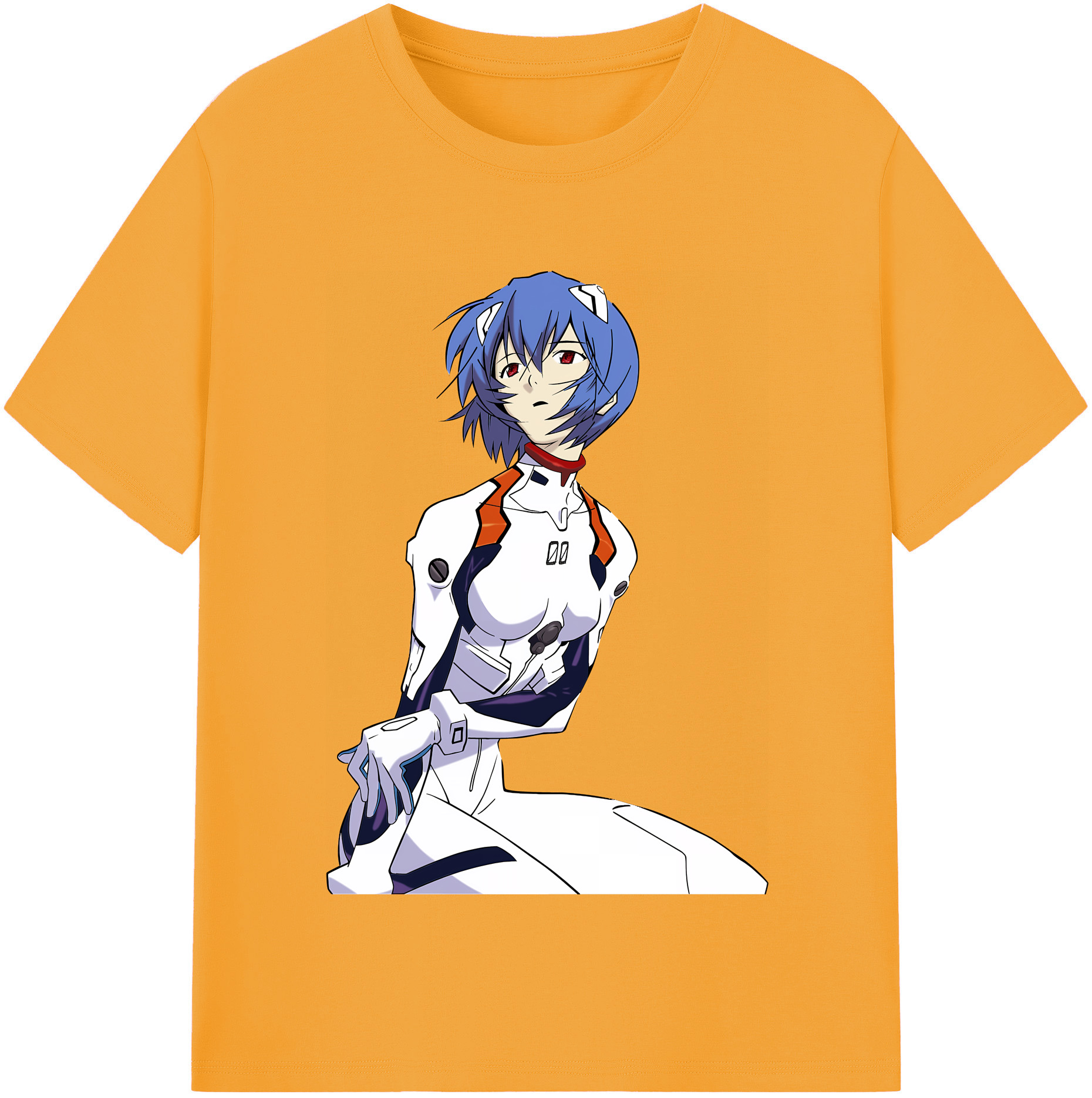 （画像用） EVA 新世紀エヴァンゲリオン レディースカジュアルプリントTシャツ（綿100％）