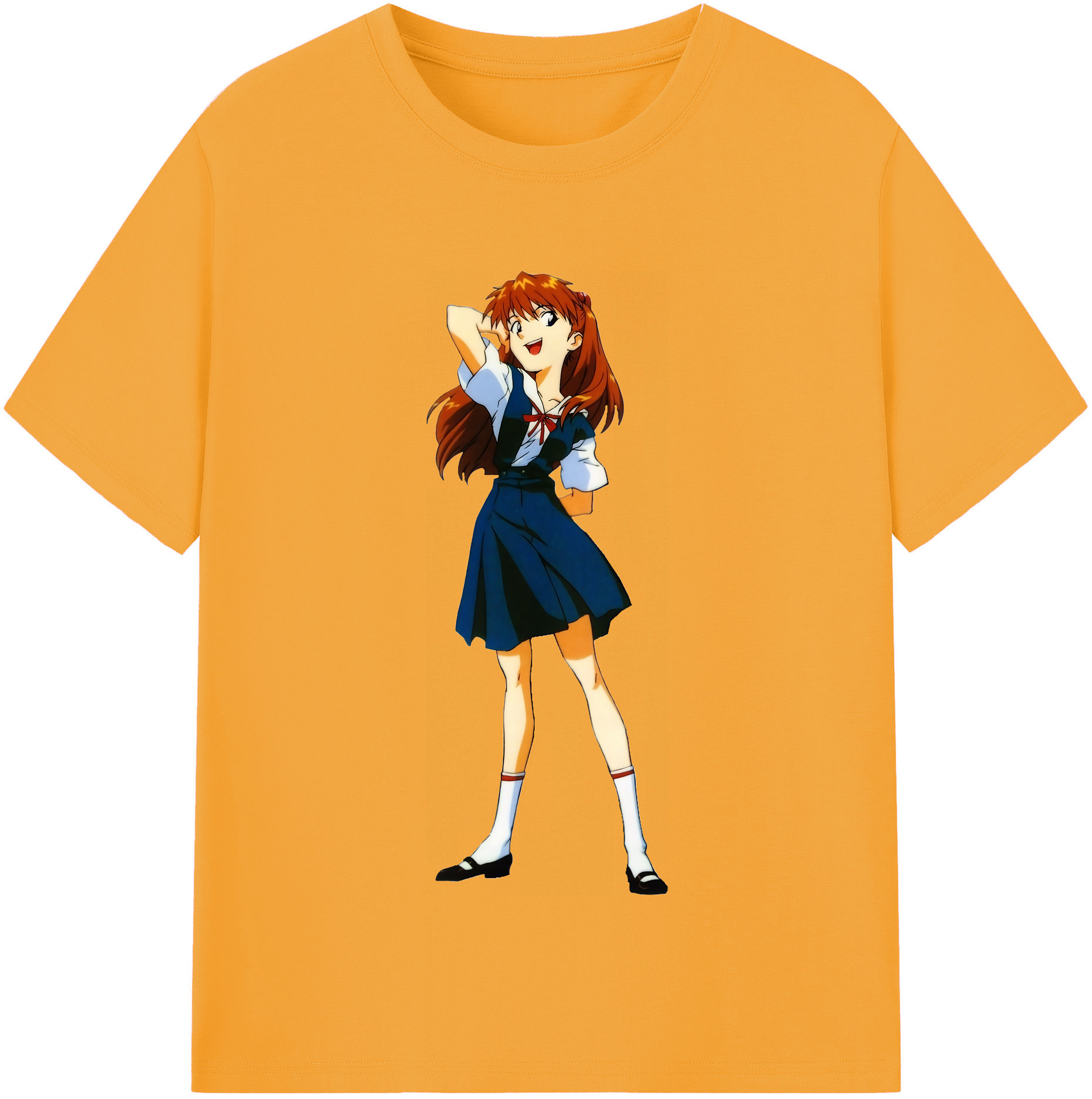 （画像用） EVA 新世紀エヴァンゲリオン レディースカジュアルプリントTシャツ（綿100％）