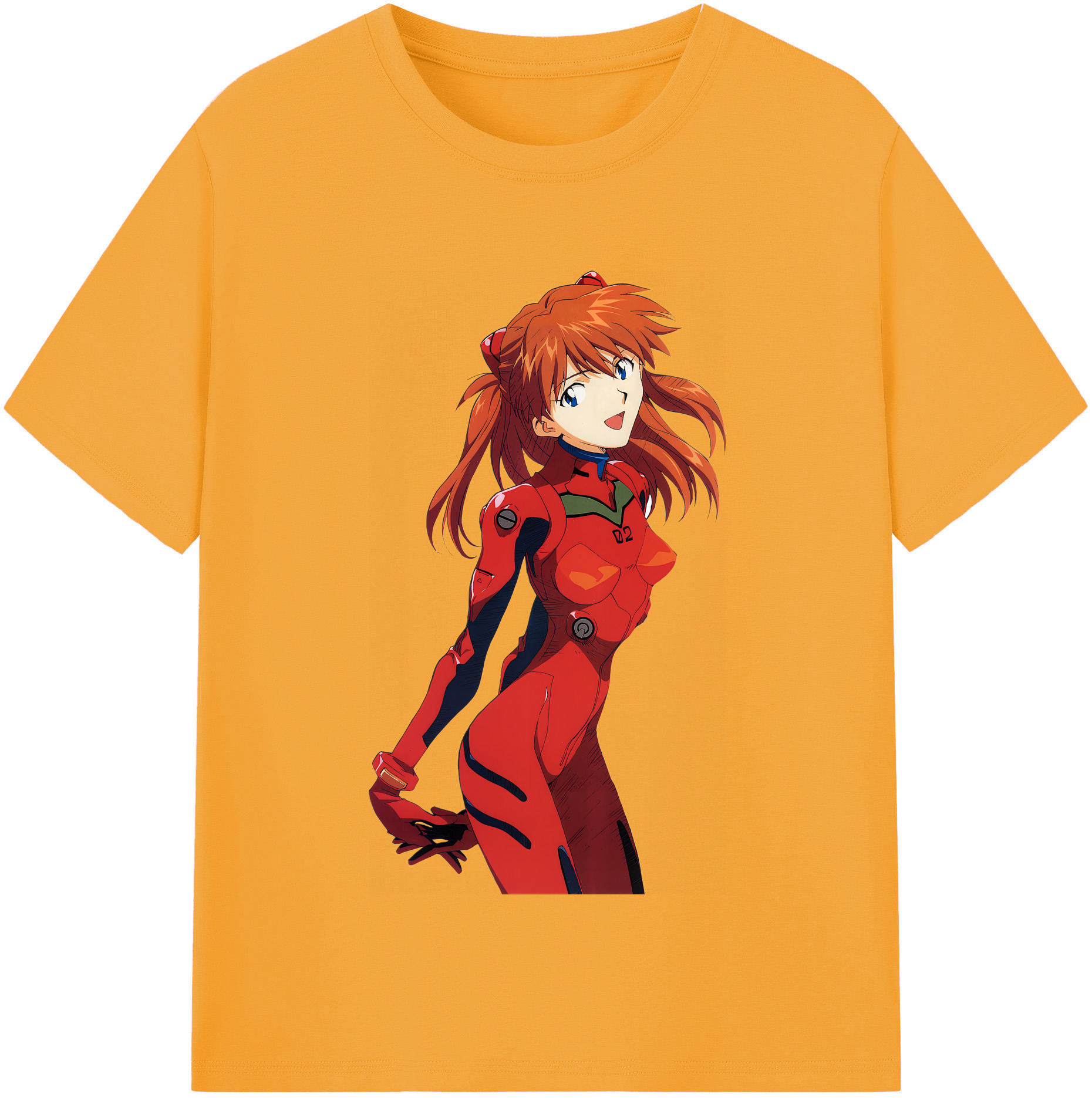 （画像用） EVA 新世紀エヴァンゲリオン レディースカジュアルプリントTシャツ（綿100％）