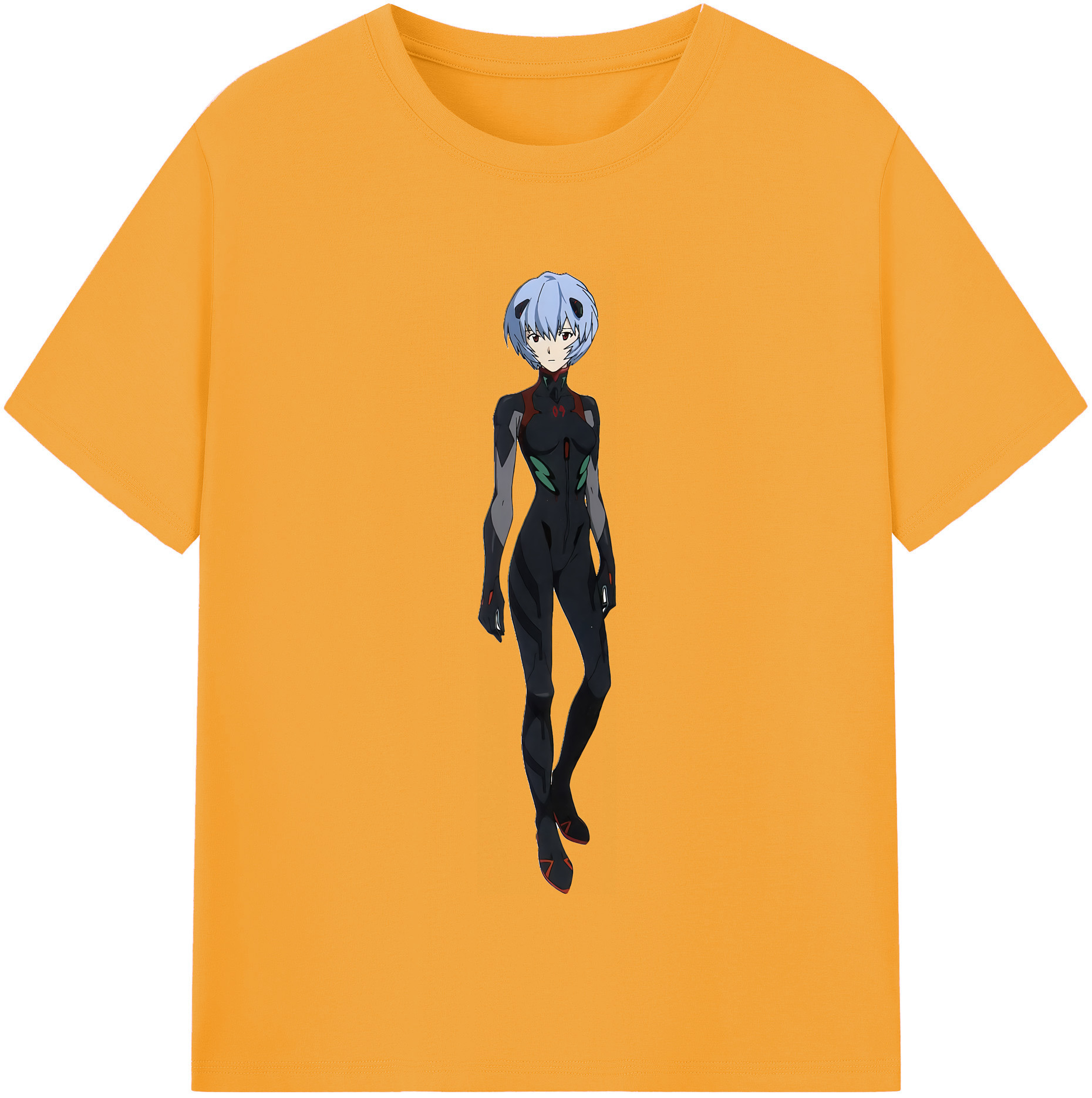 （画像用） EVA 新世紀エヴァンゲリオン レディースカジュアルプリントTシャツ（綿100％）