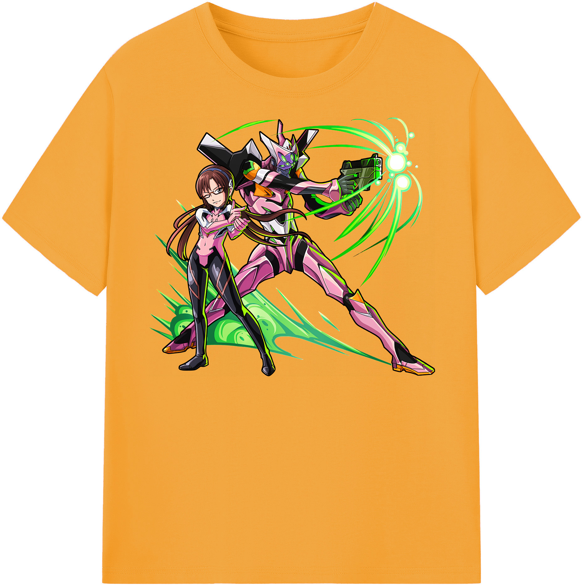 （画像用） EVA 新世紀エヴァンゲリオン レディースカジュアルプリントTシャツ（綿100％）