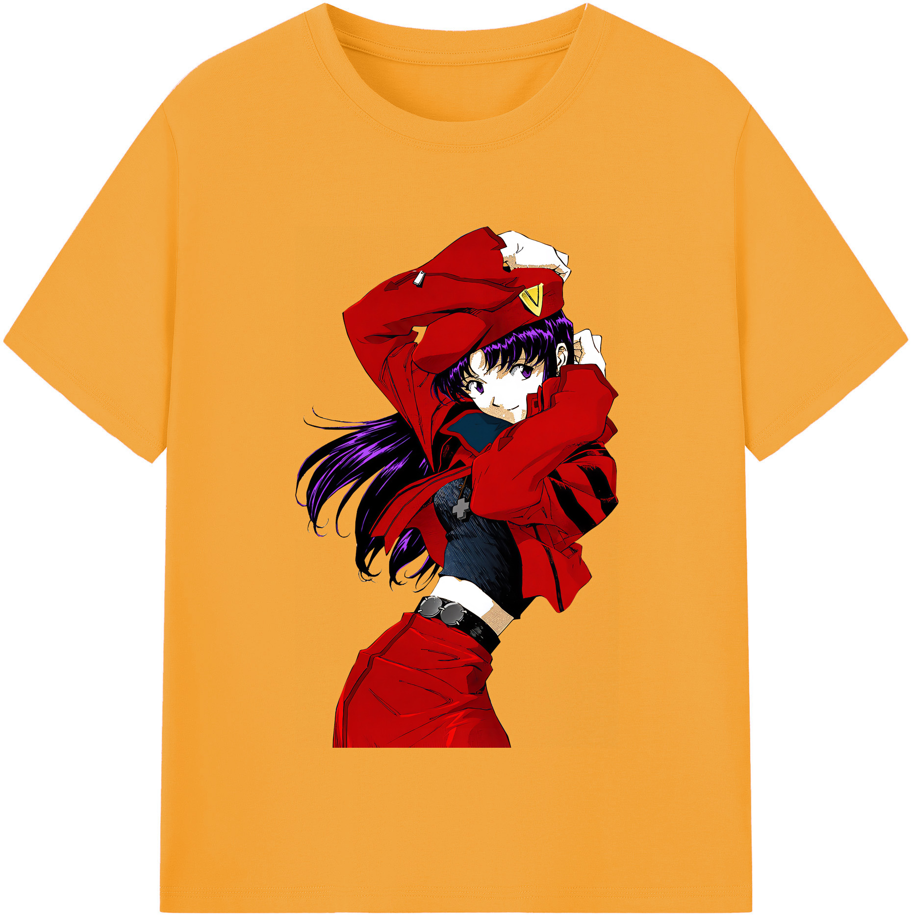 （画像用） EVA 新世紀エヴァンゲリオン レディースカジュアルプリントTシャツ（綿100％）