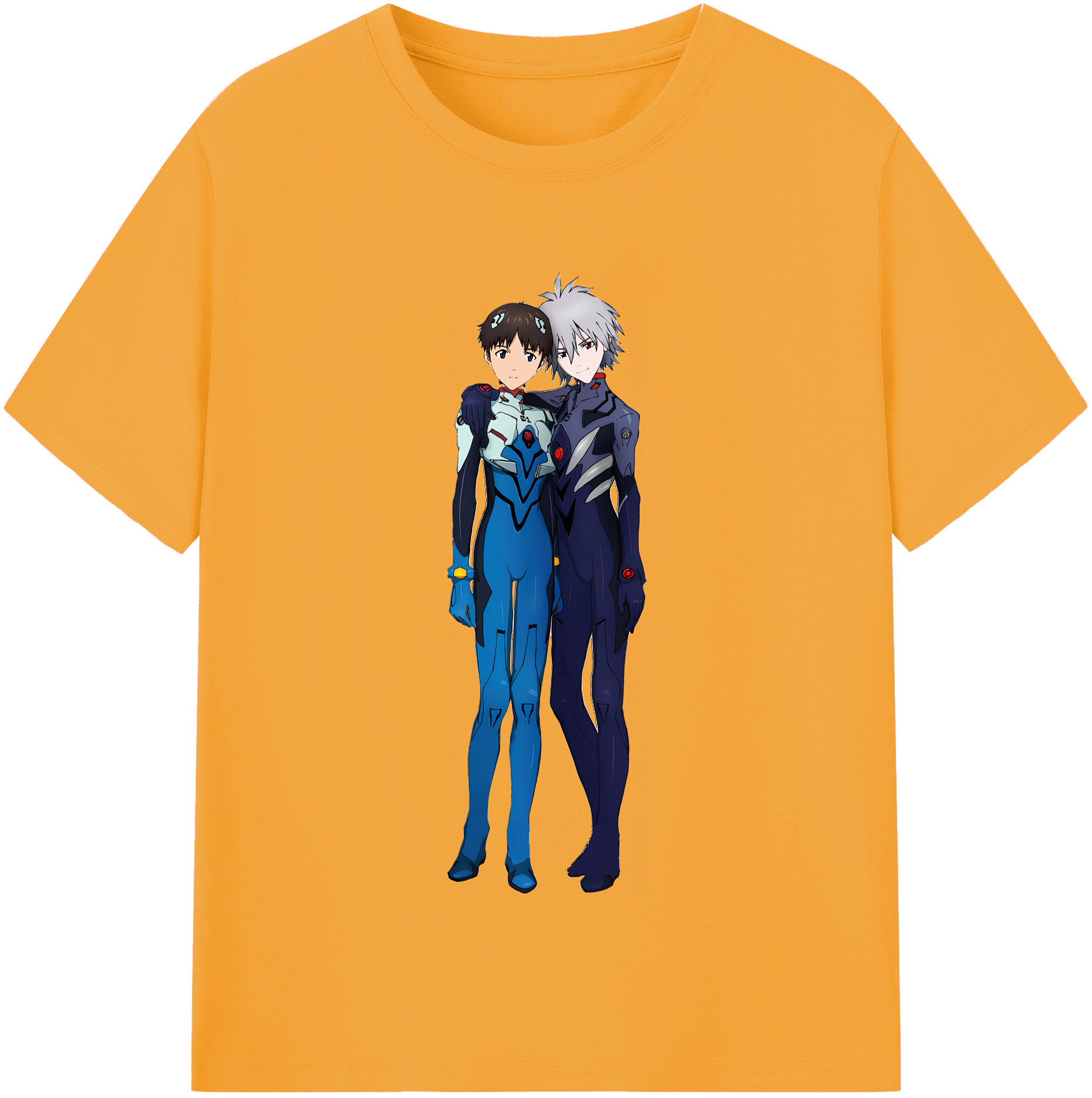 （画像用） EVA 新世紀エヴァンゲリオン レディースカジュアルプリントTシャツ（綿100％）