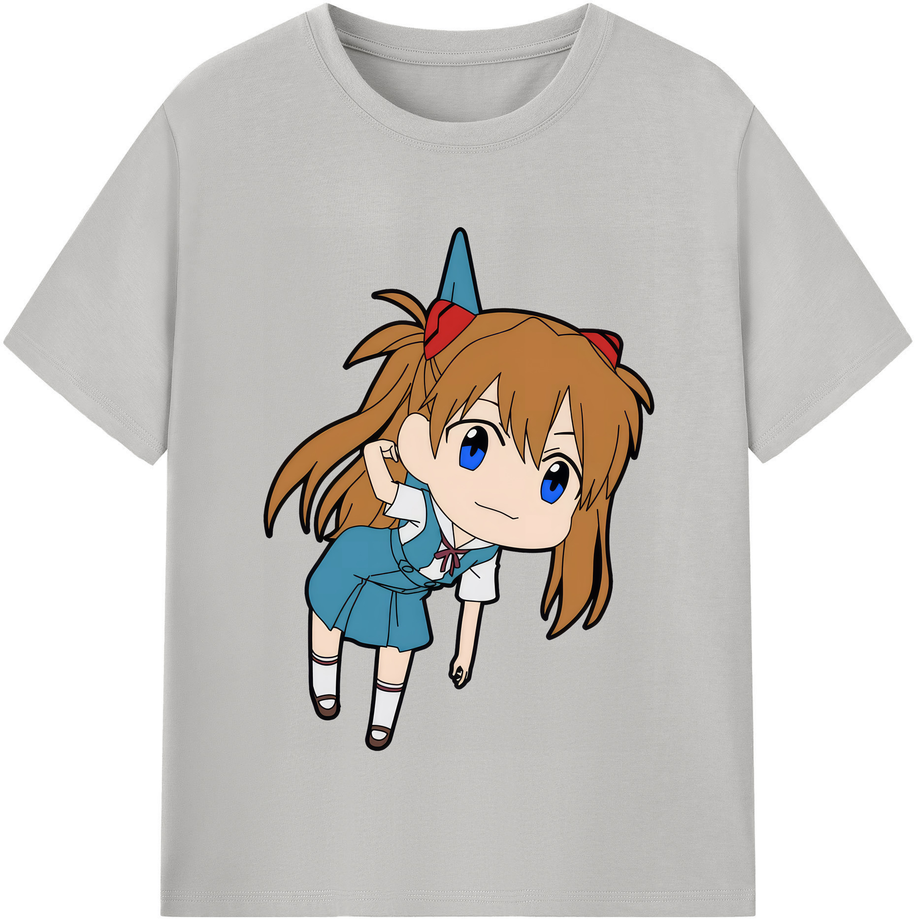 （画像用） EVA 新世紀エヴァンゲリオン レディースカジュアルプリントTシャツ（綿100％）