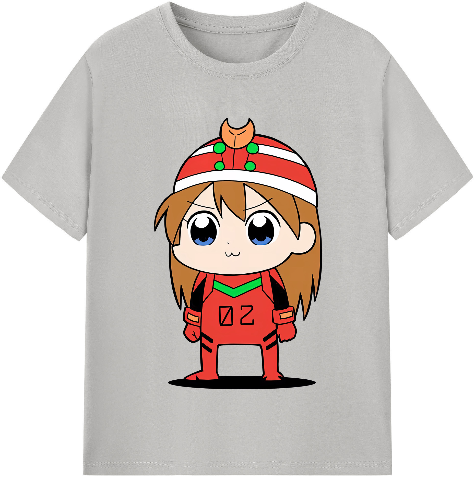 （画像用） EVA 新世紀エヴァンゲリオン レディースカジュアルプリントTシャツ（綿100％）